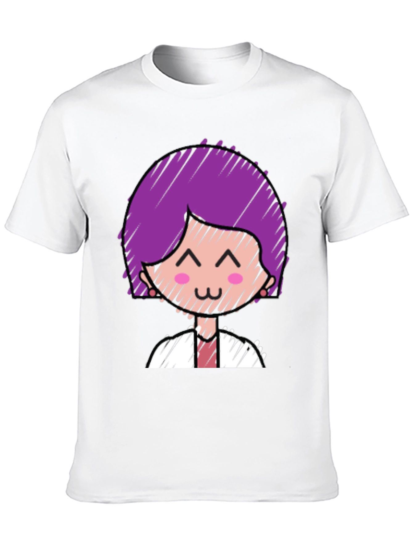 Camiseta Negra con Diseño de Dibujo Animado