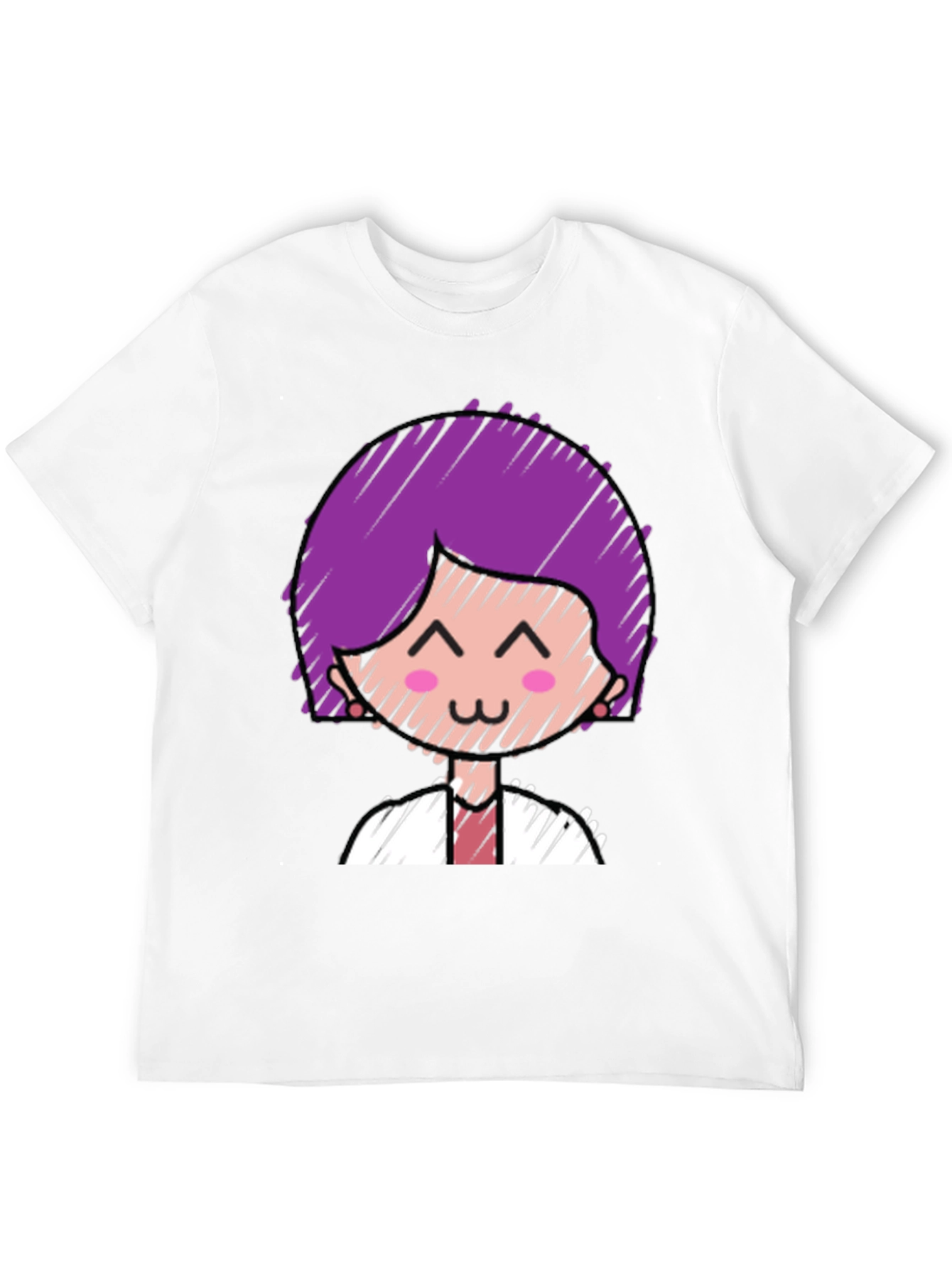 Camiseta Negra con Diseño de Dibujo Animado