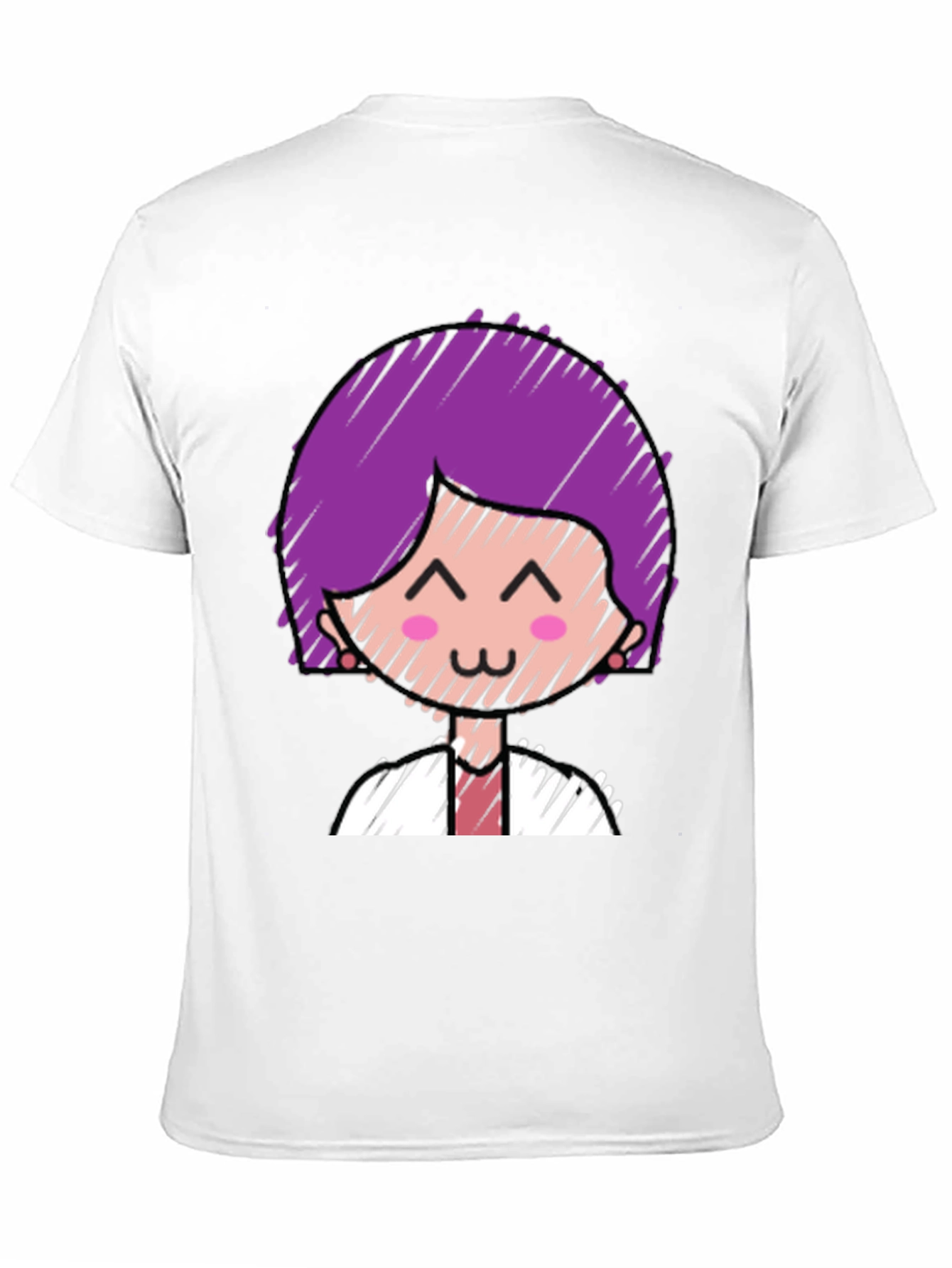 Camiseta Negra con Diseño de Dibujo Animado