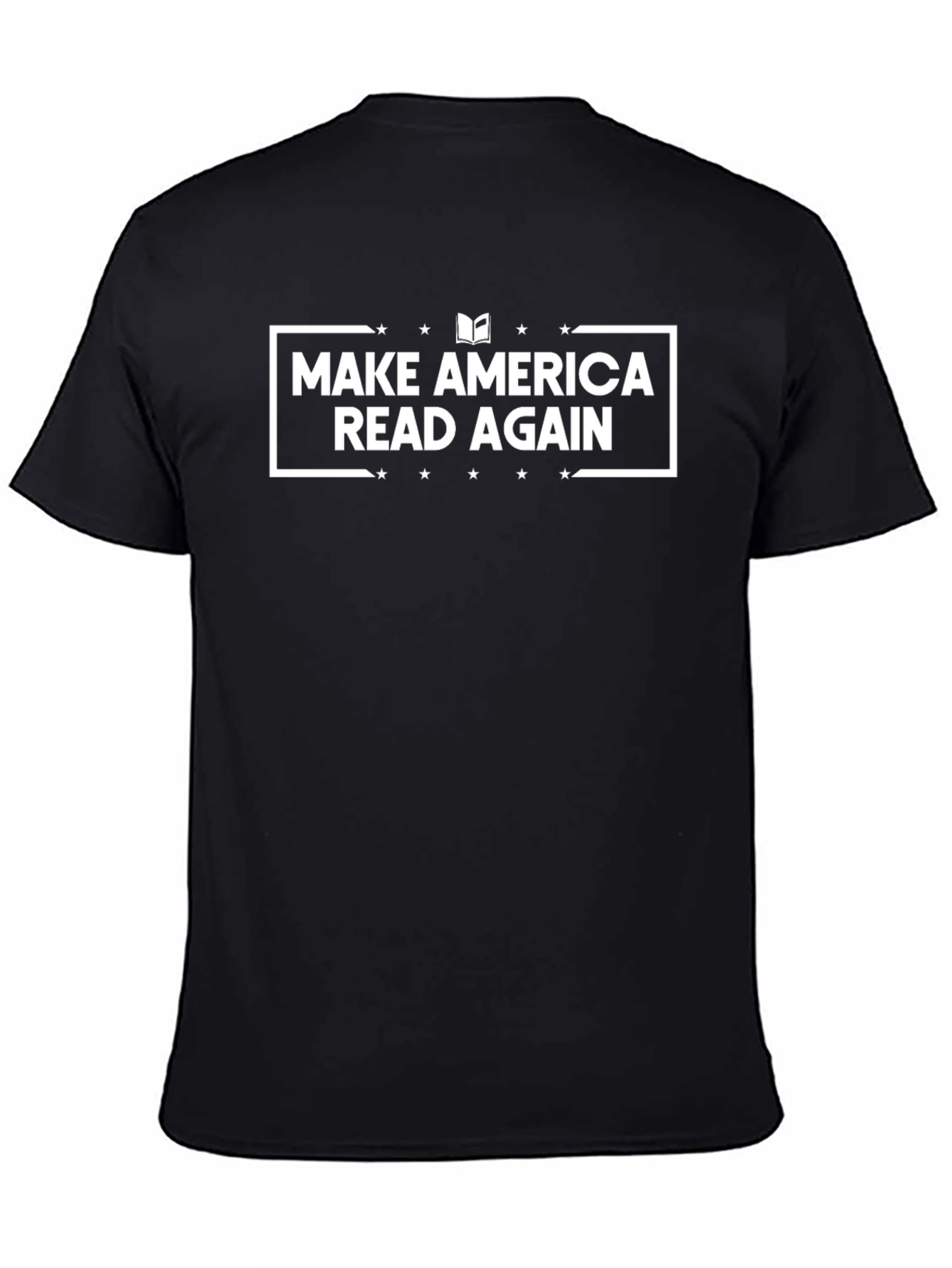 Camiseta Negra: Make America Read Again