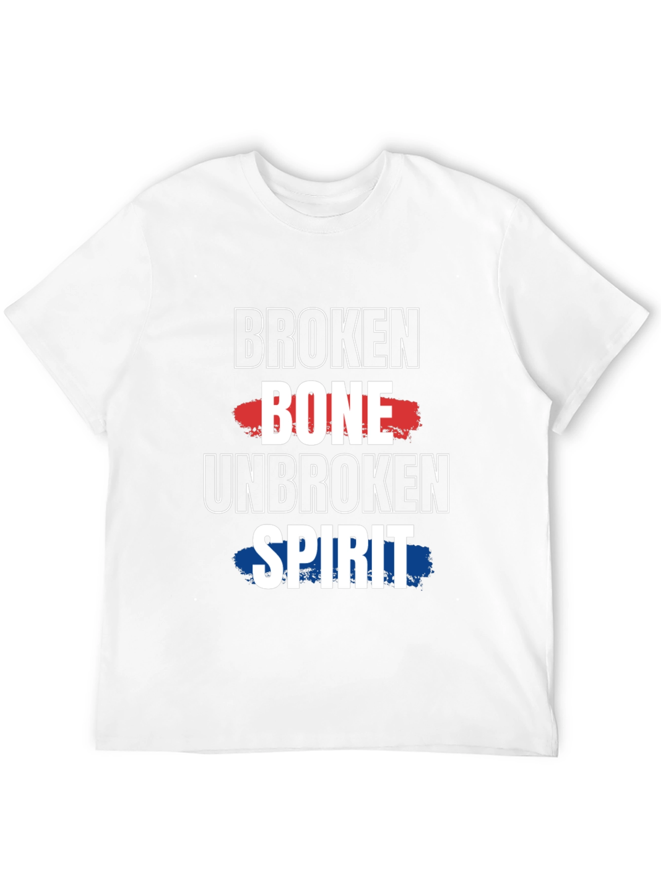 Camiseta Hueso Roto Espíritu Inquebrantable