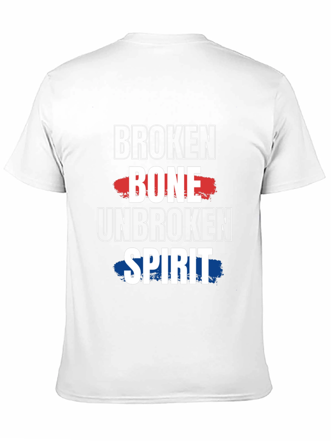 Camiseta Hueso Roto Espíritu Inquebrantable