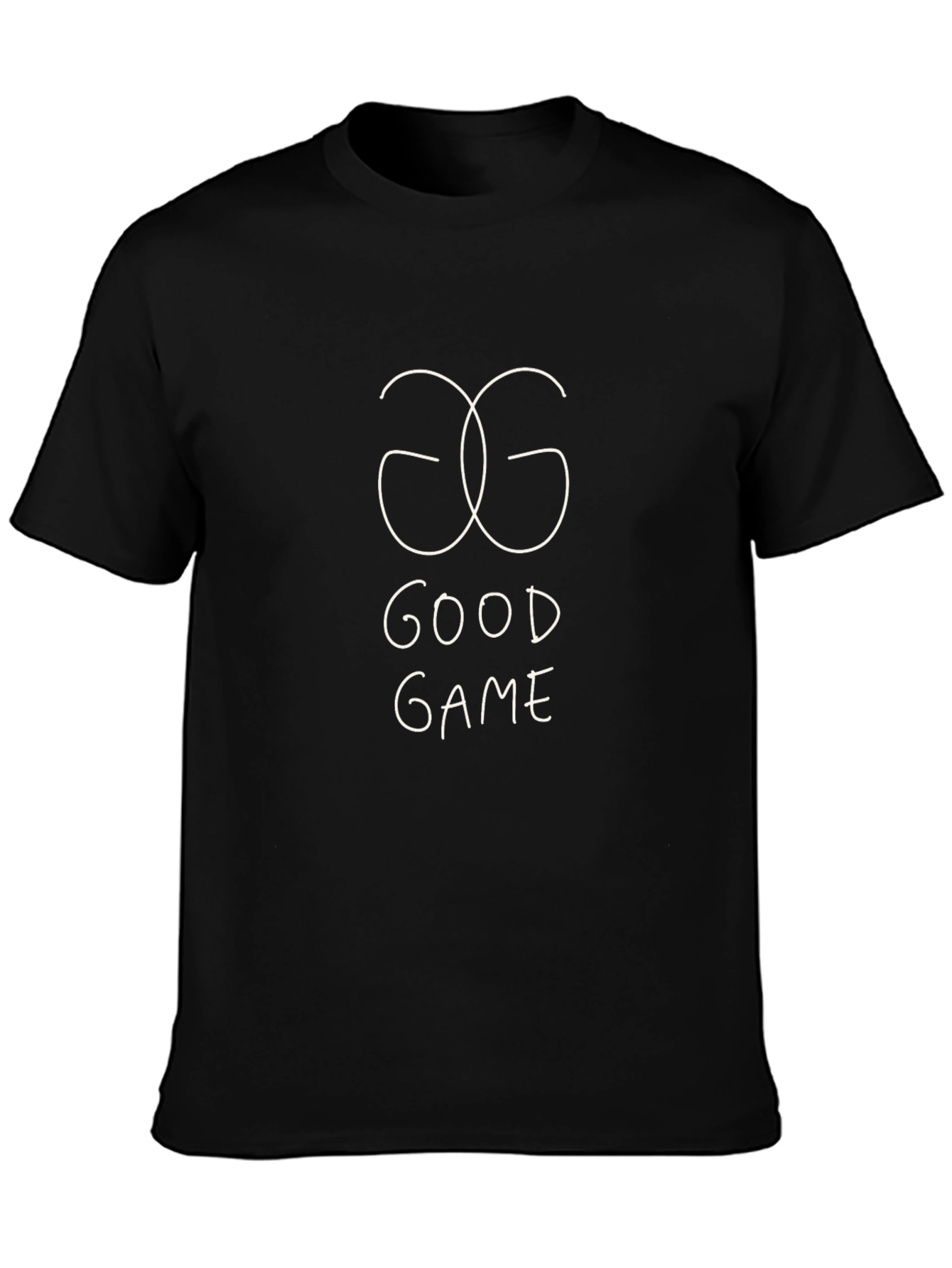 Camiseta Negra Good Game para Hombre