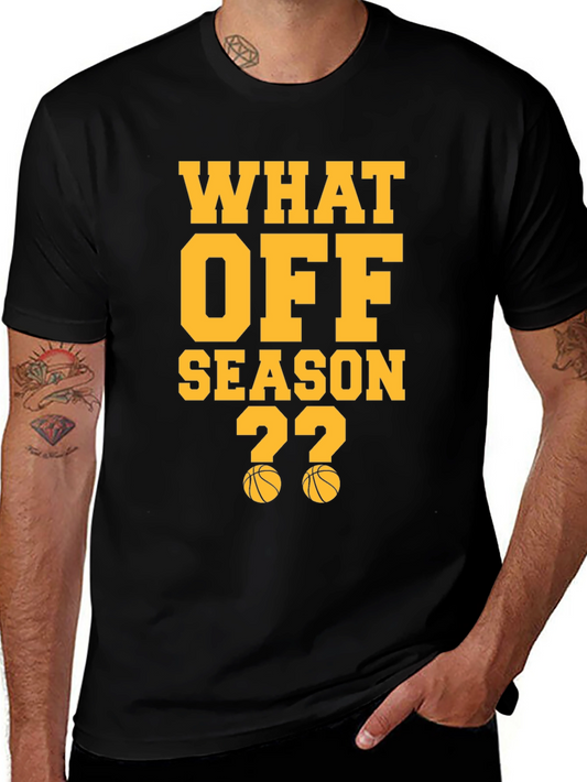 Camiseta Negra de Baloncesto: What Off Season ??
