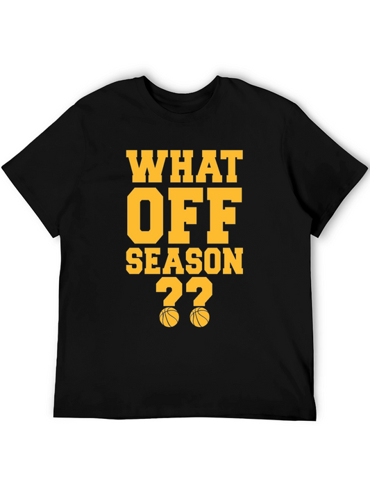 Camiseta Negra de Baloncesto: What Off Season ??