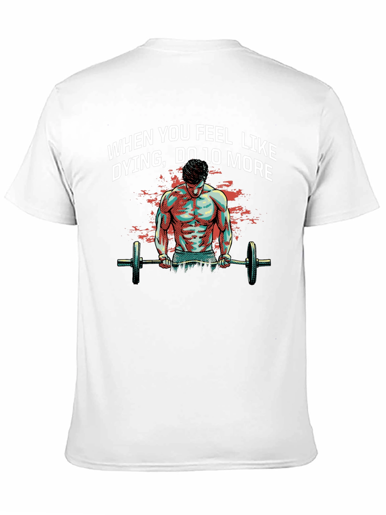 Camiseta Negra Motivacional Deportiva