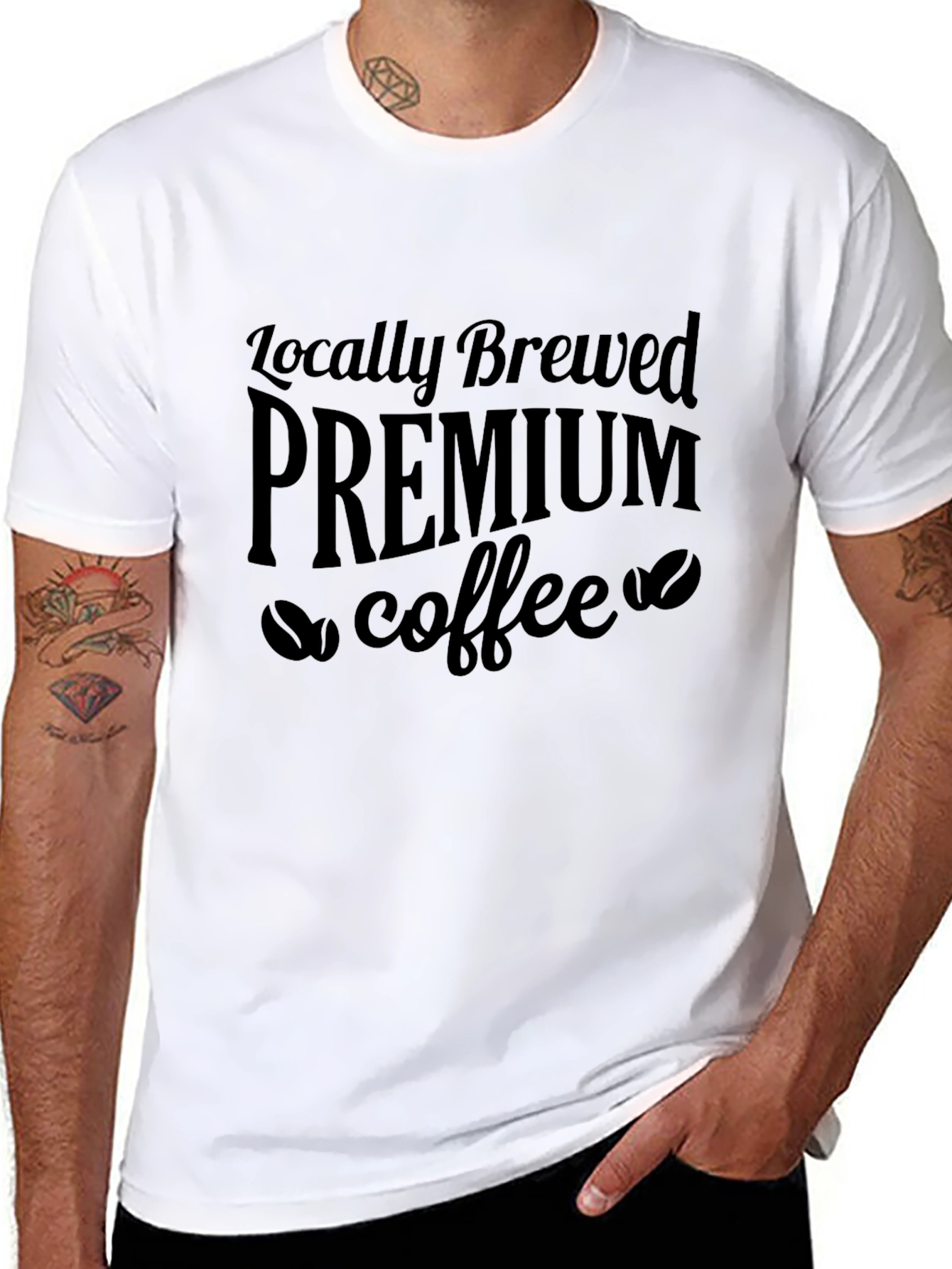 Camiseta Negra: Locally Brewed Premium Coffee
