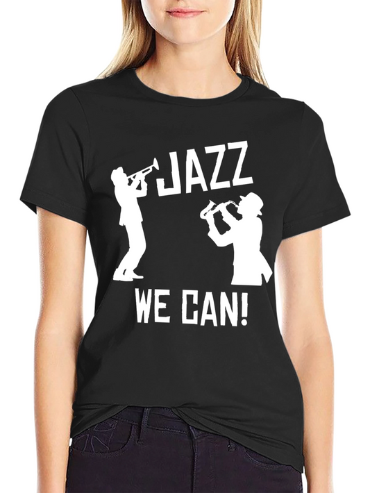 Camiseta Negra Jazz para Hombre