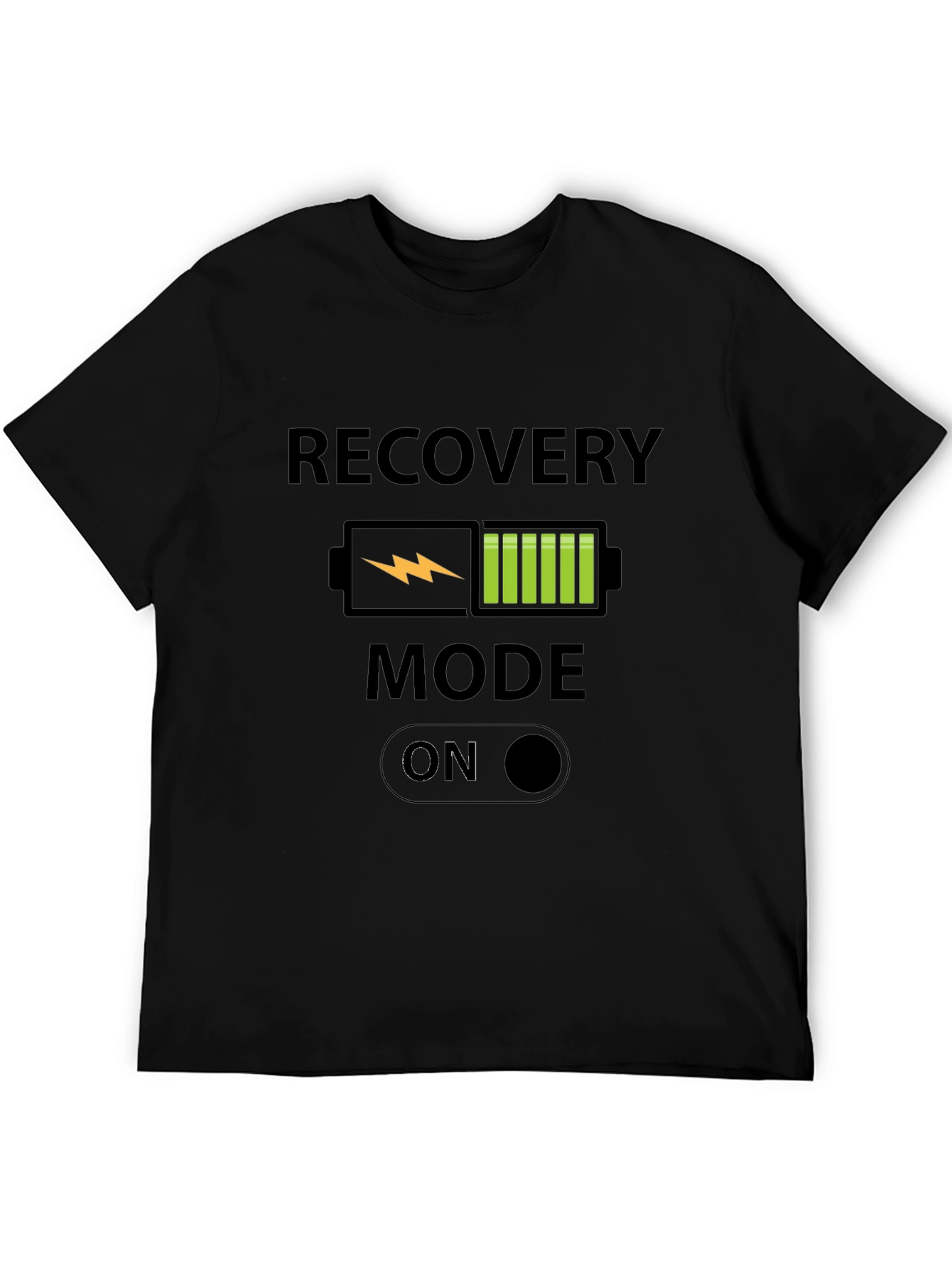 Camiseta Negra: Modo Recuperación Activado