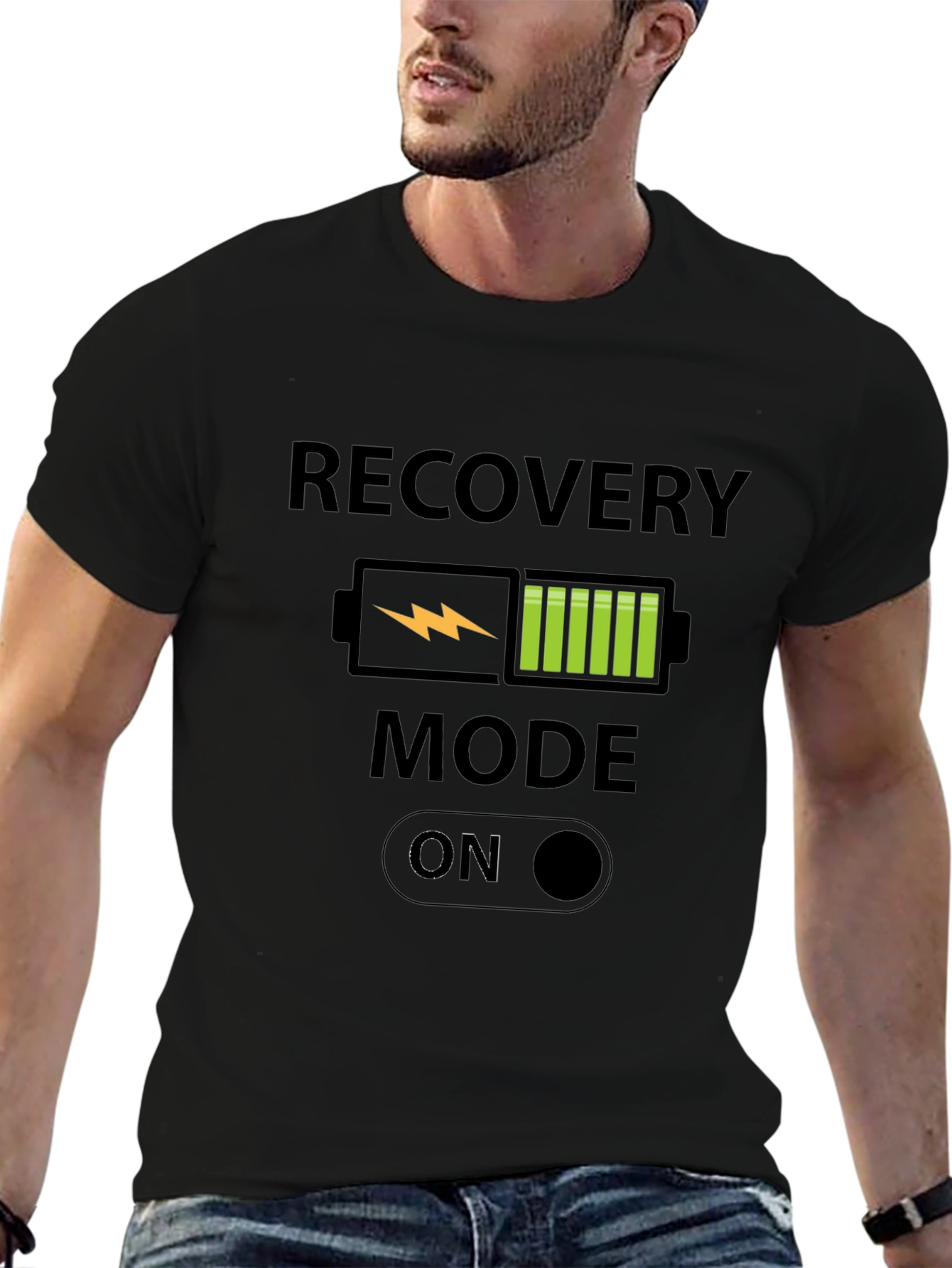 Camiseta Negra: Modo Recuperación Activado