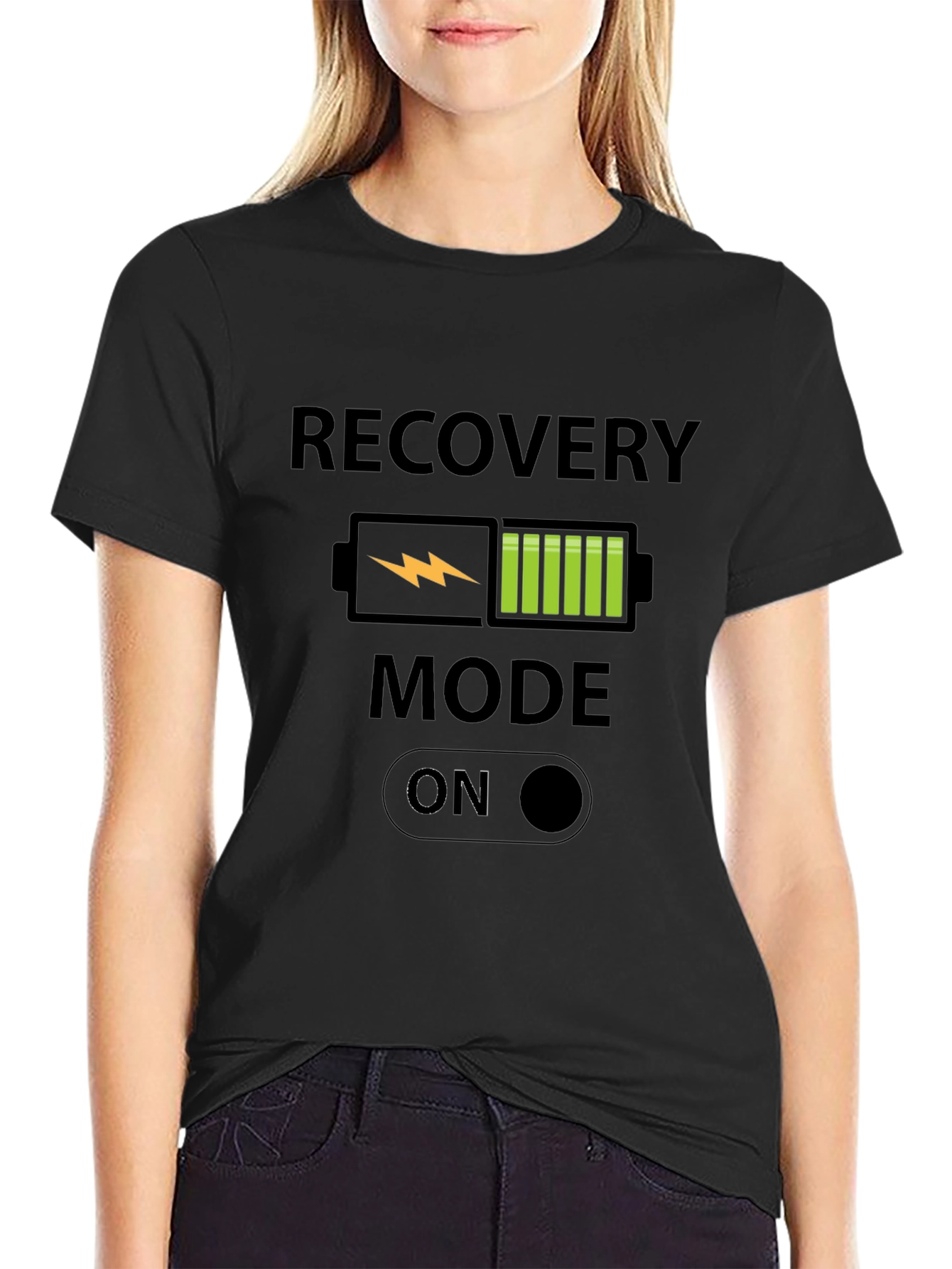 Camiseta Negra: Modo Recuperación Activado