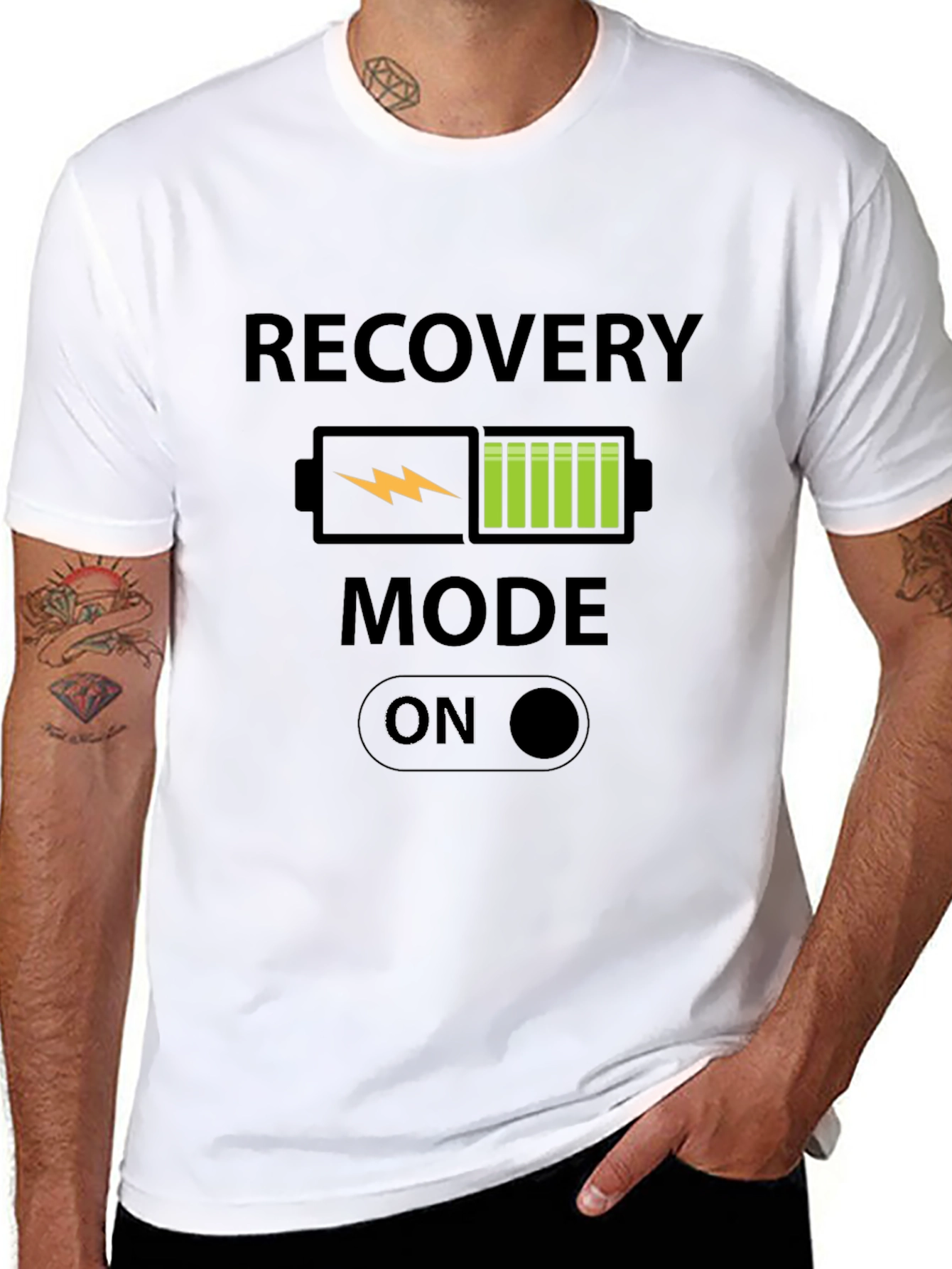 Camiseta Negra: Modo Recuperación Activado