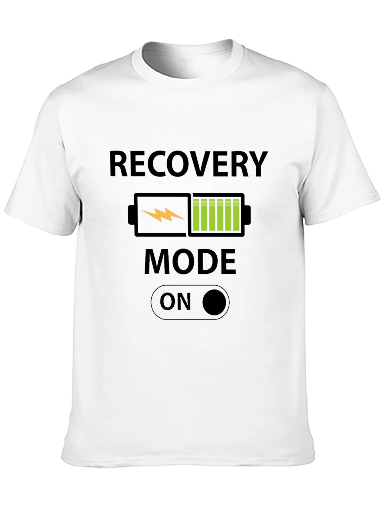 Camiseta Negra: Modo Recuperación Activado