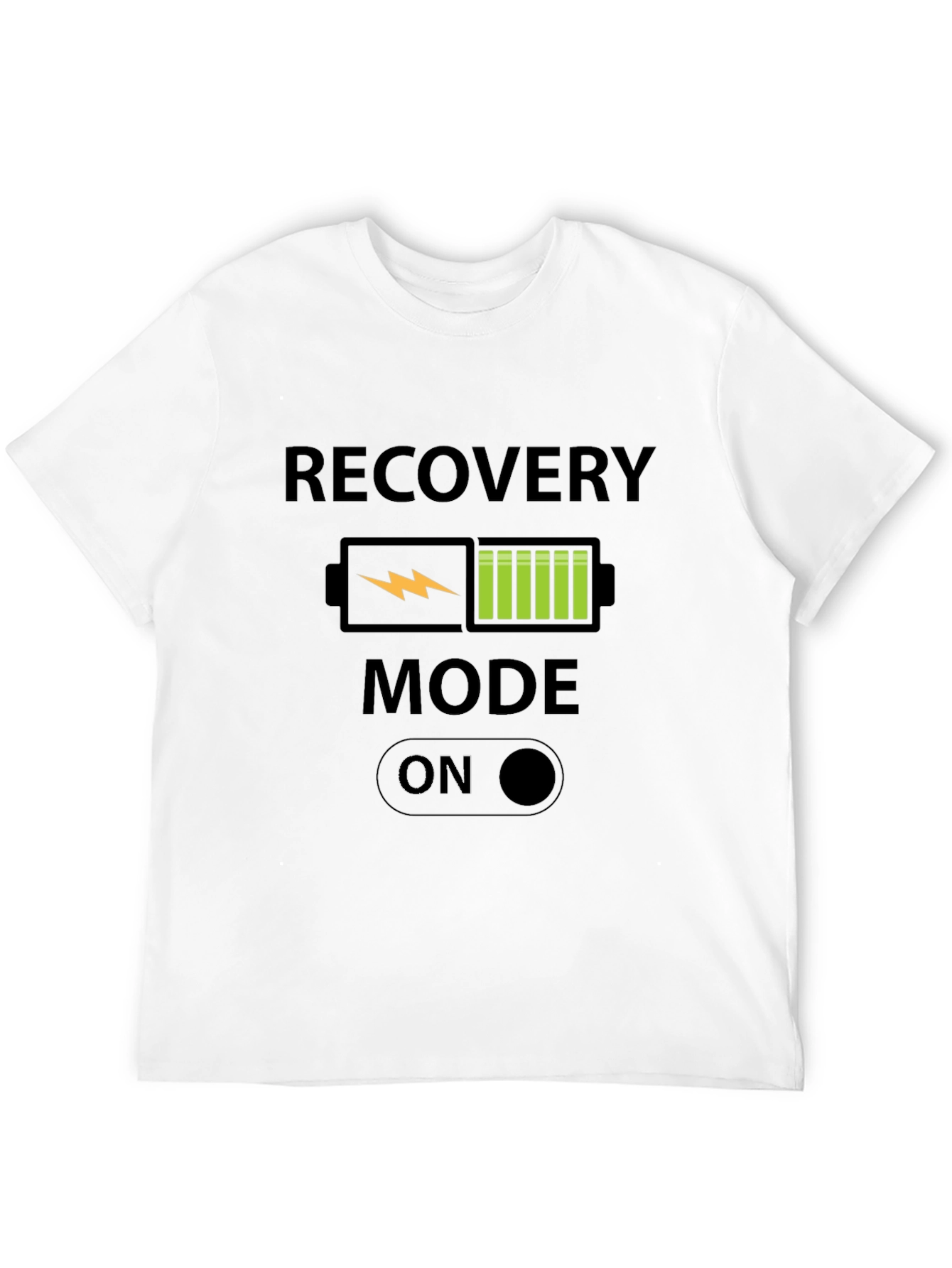 Camiseta Negra: Modo Recuperación Activado