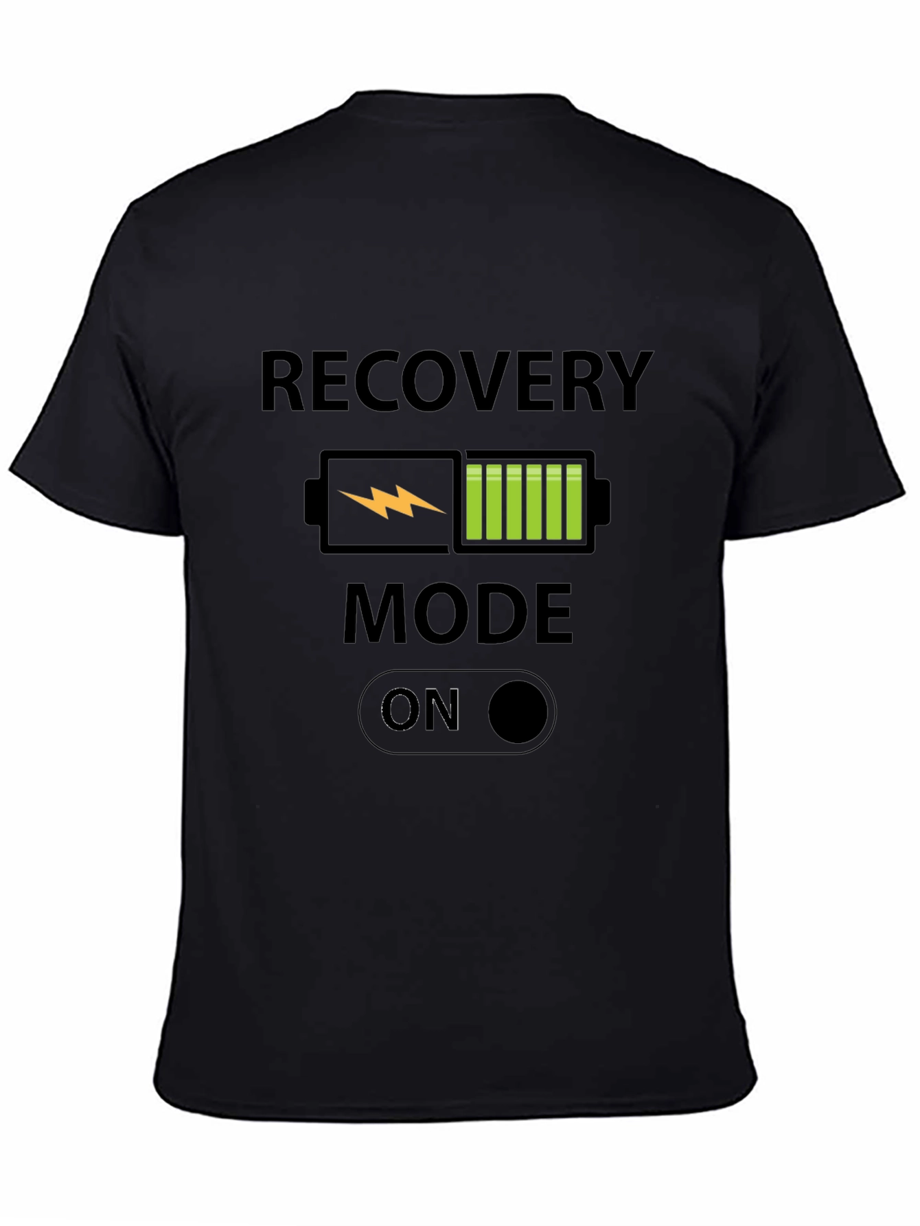 Camiseta Negra: Modo Recuperación Activado