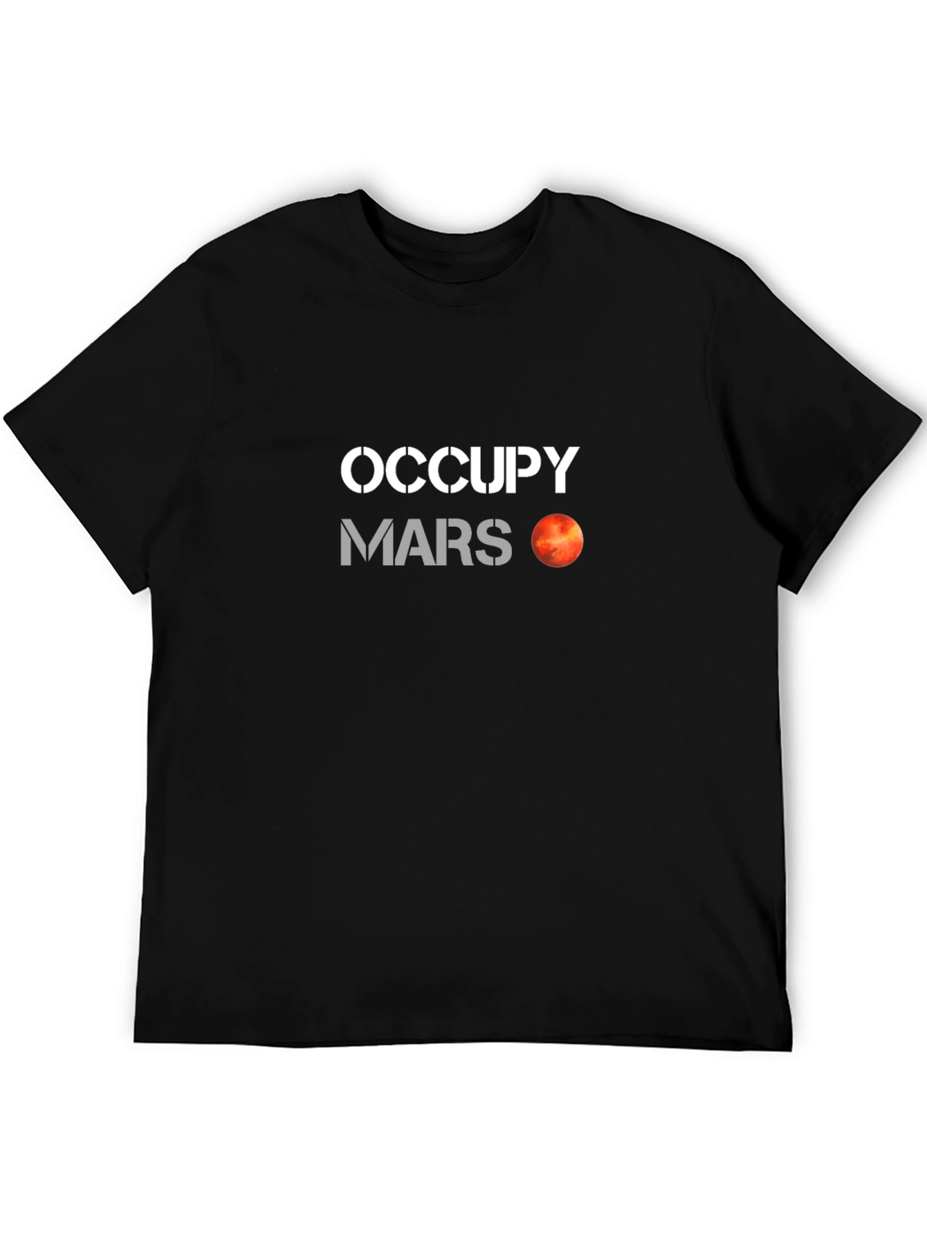 Camiseta Negra Occupy Mars