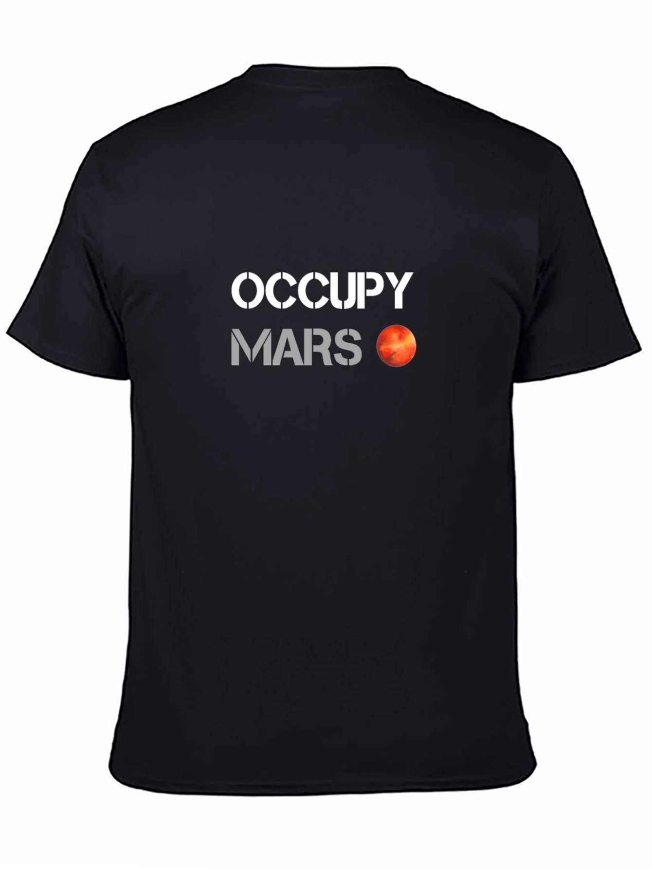 Camiseta Negra Occupy Mars
