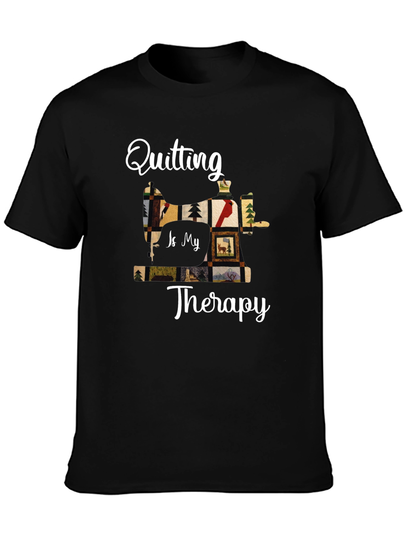 Camiseta Negra: Quitting Is My Therapy