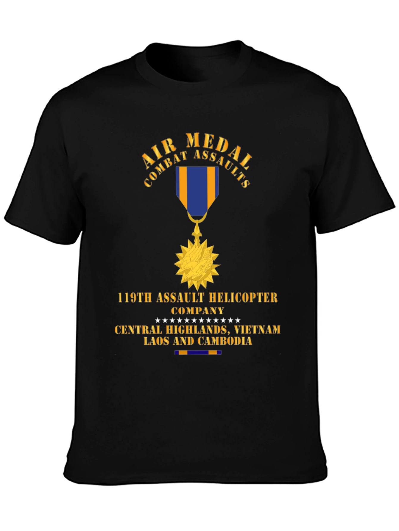 Camiseta Air Medal Combat Assaults 119th Helicopter Company