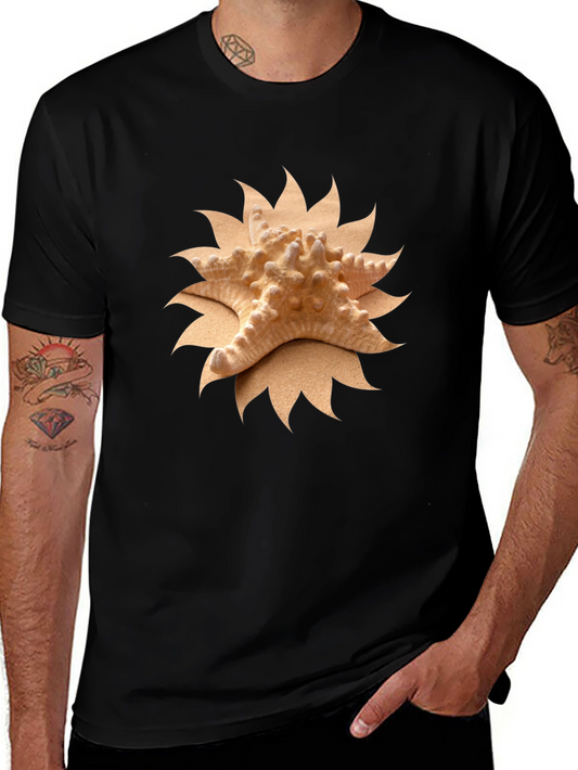 Camiseta Negra con Estrella de Mar