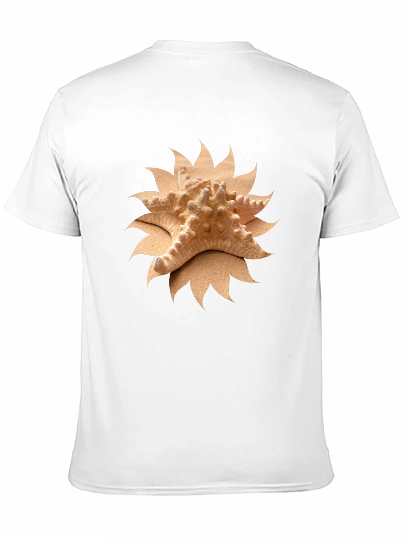 Camiseta Negra con Estrella de Mar