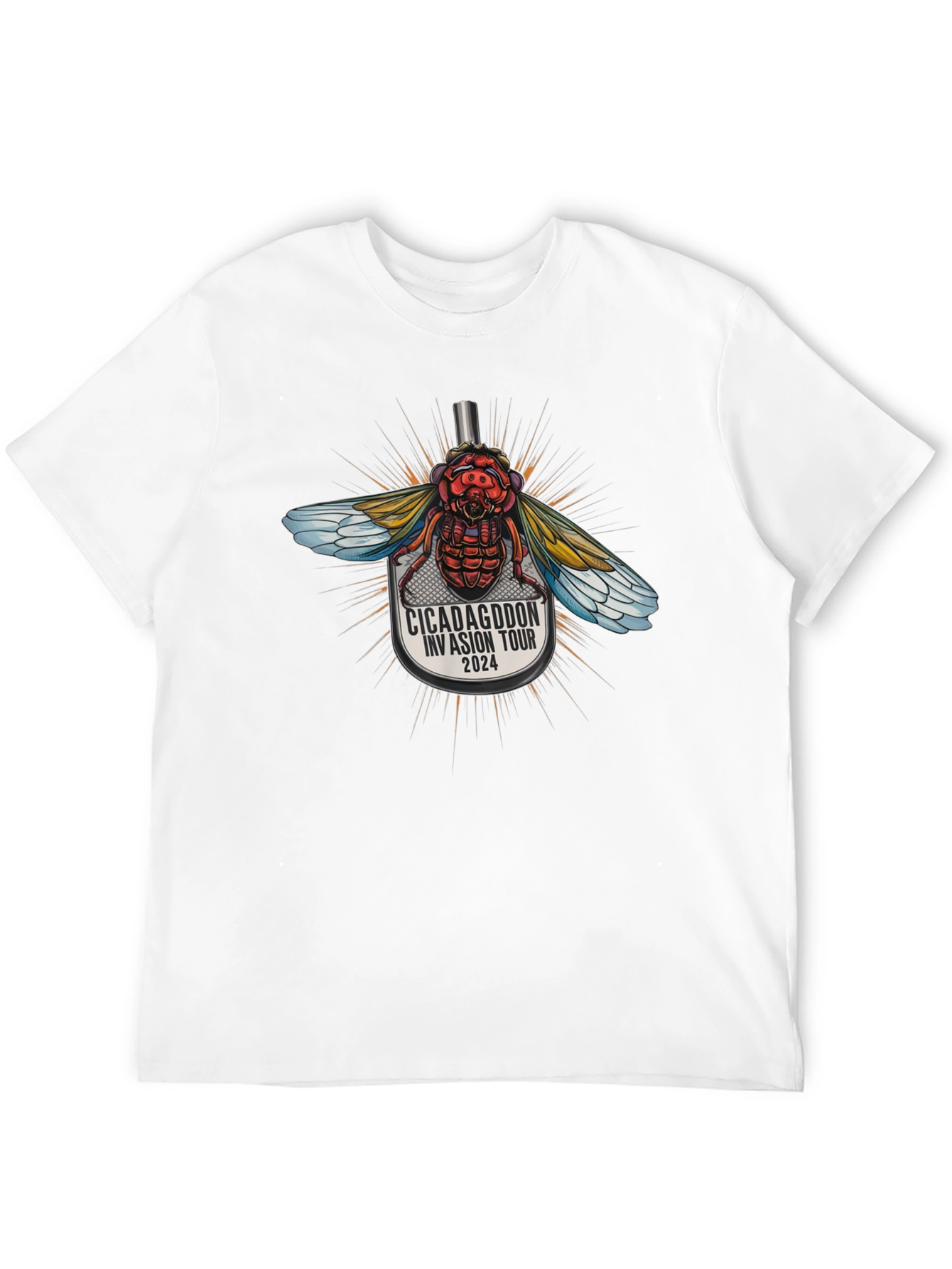 Camiseta Negra Cicadagddon Invasion Tour 2024
