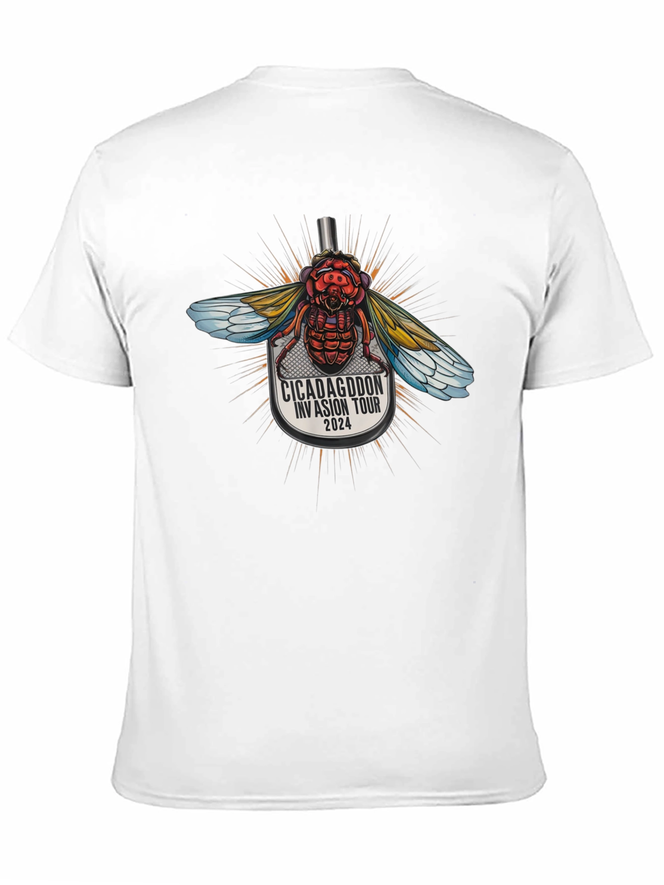 Camiseta Negra Cicadagddon Invasion Tour 2024