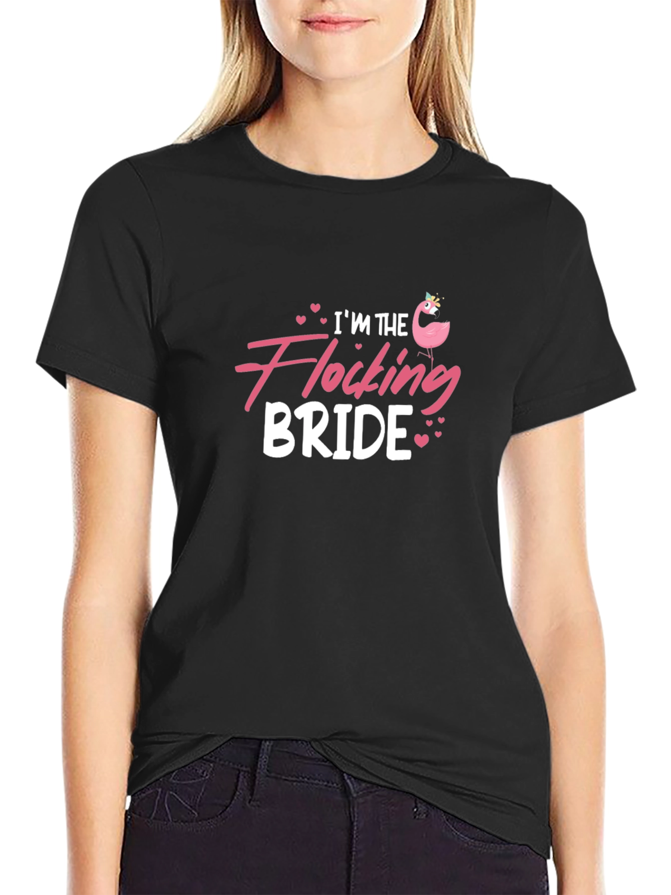 Camiseta Negra Estampada Despedida de Soltera