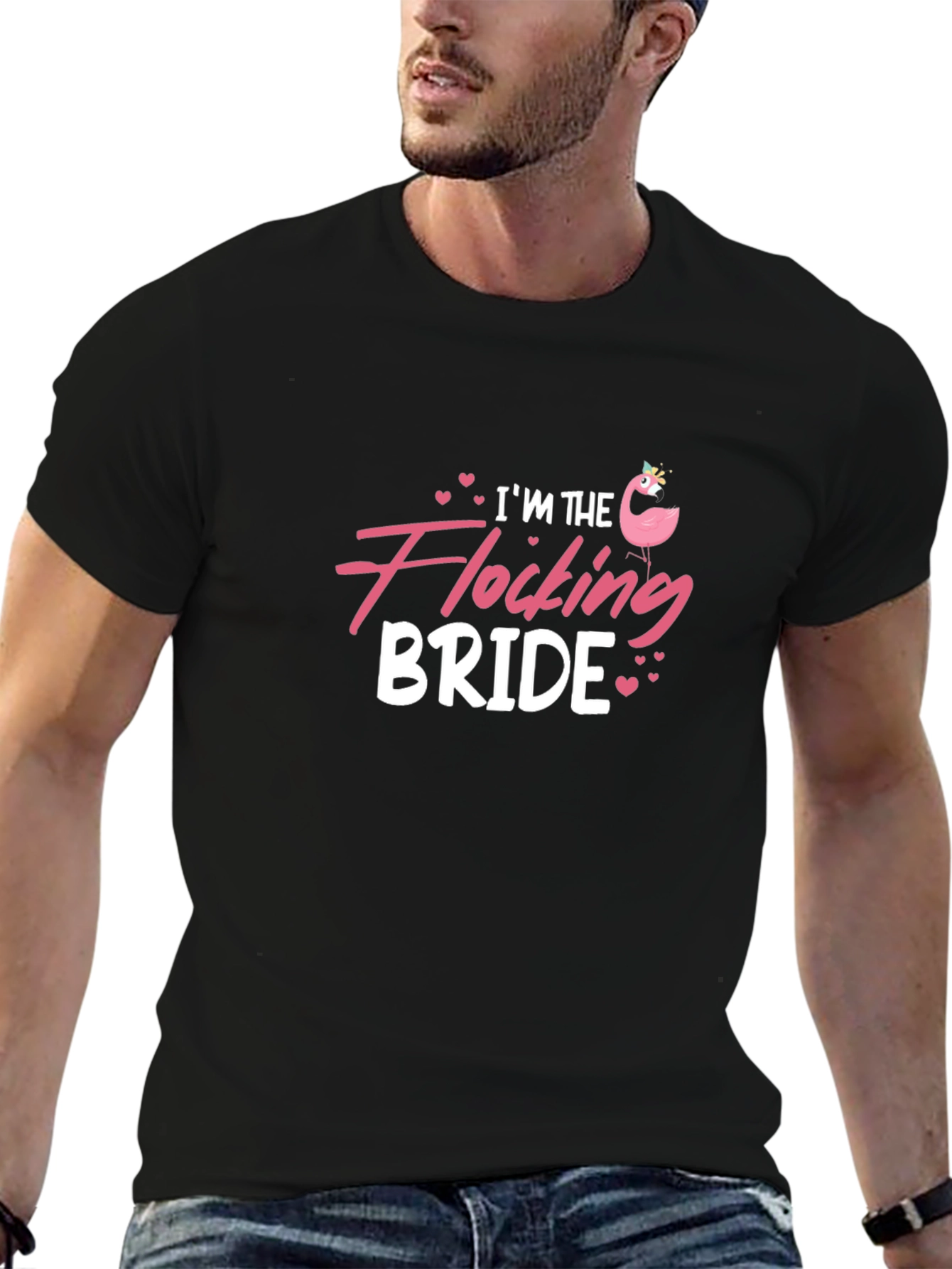 Camiseta Negra Estampada Despedida de Soltera