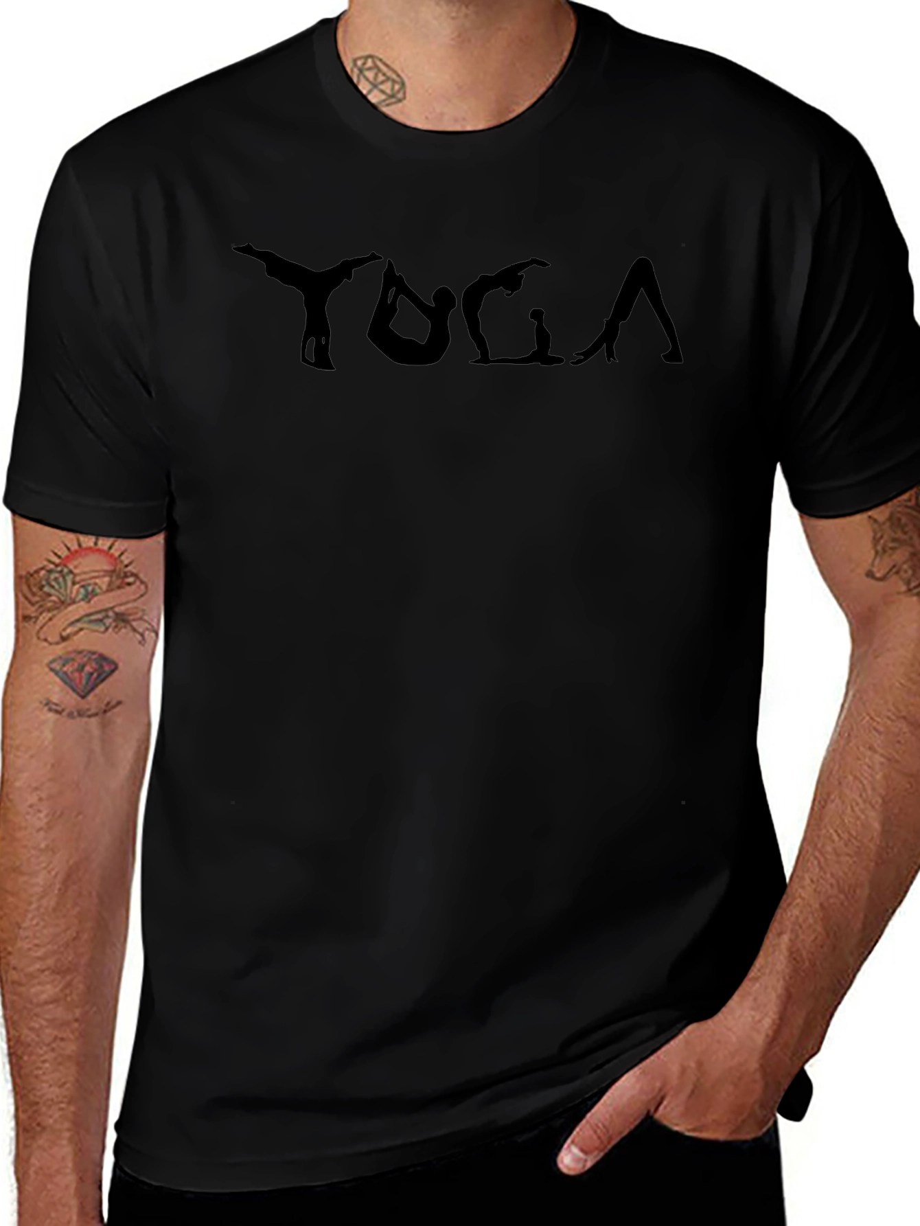 Camiseta Negra Yoga: Con Estilo y Comodidad!