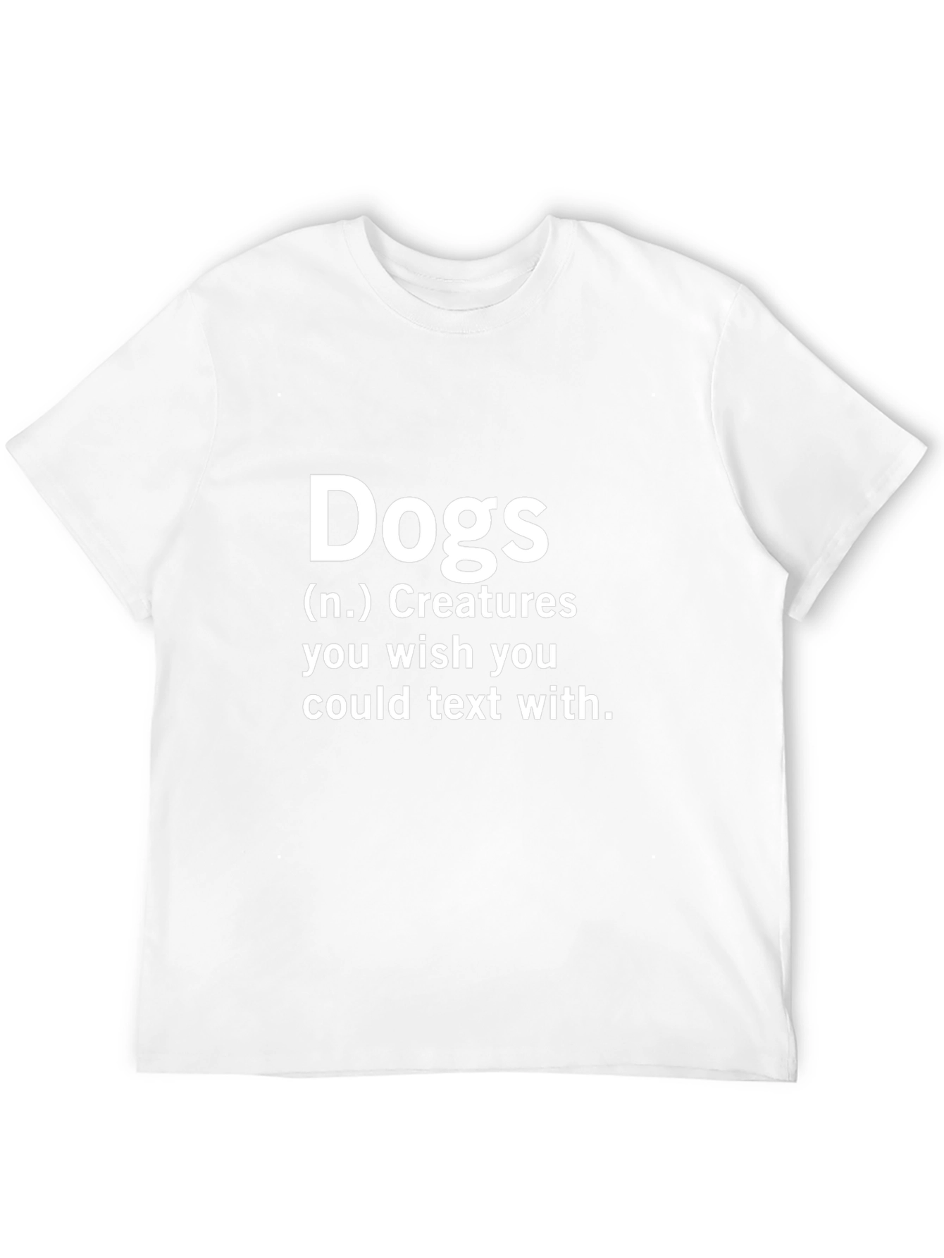 Camiseta Negra Dogs - Ideal Amantes de Perros