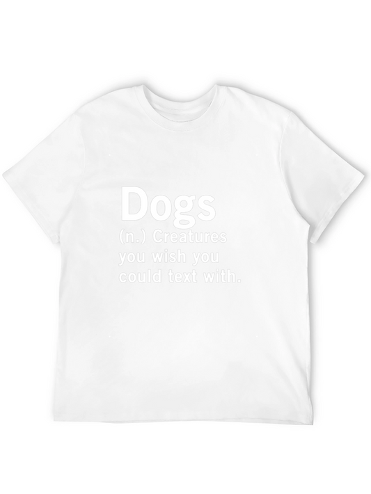 Camiseta Negra Dogs - Ideal Amantes de Perros