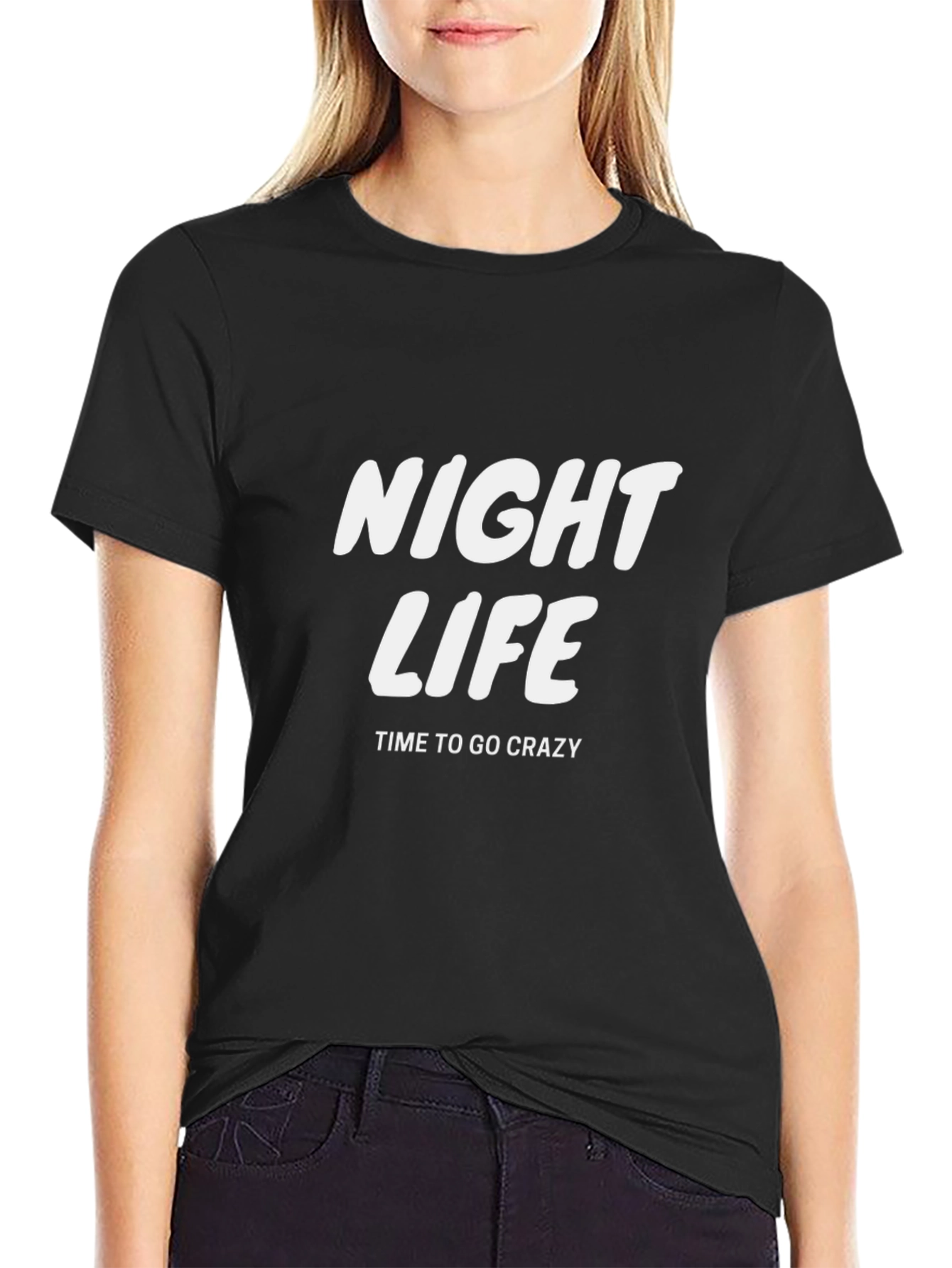 Camiseta Negra Night Life