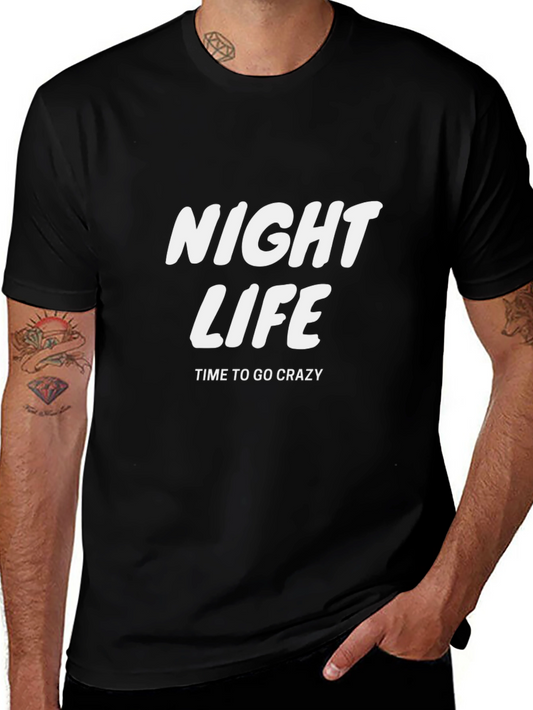 Camiseta Negra Night Life