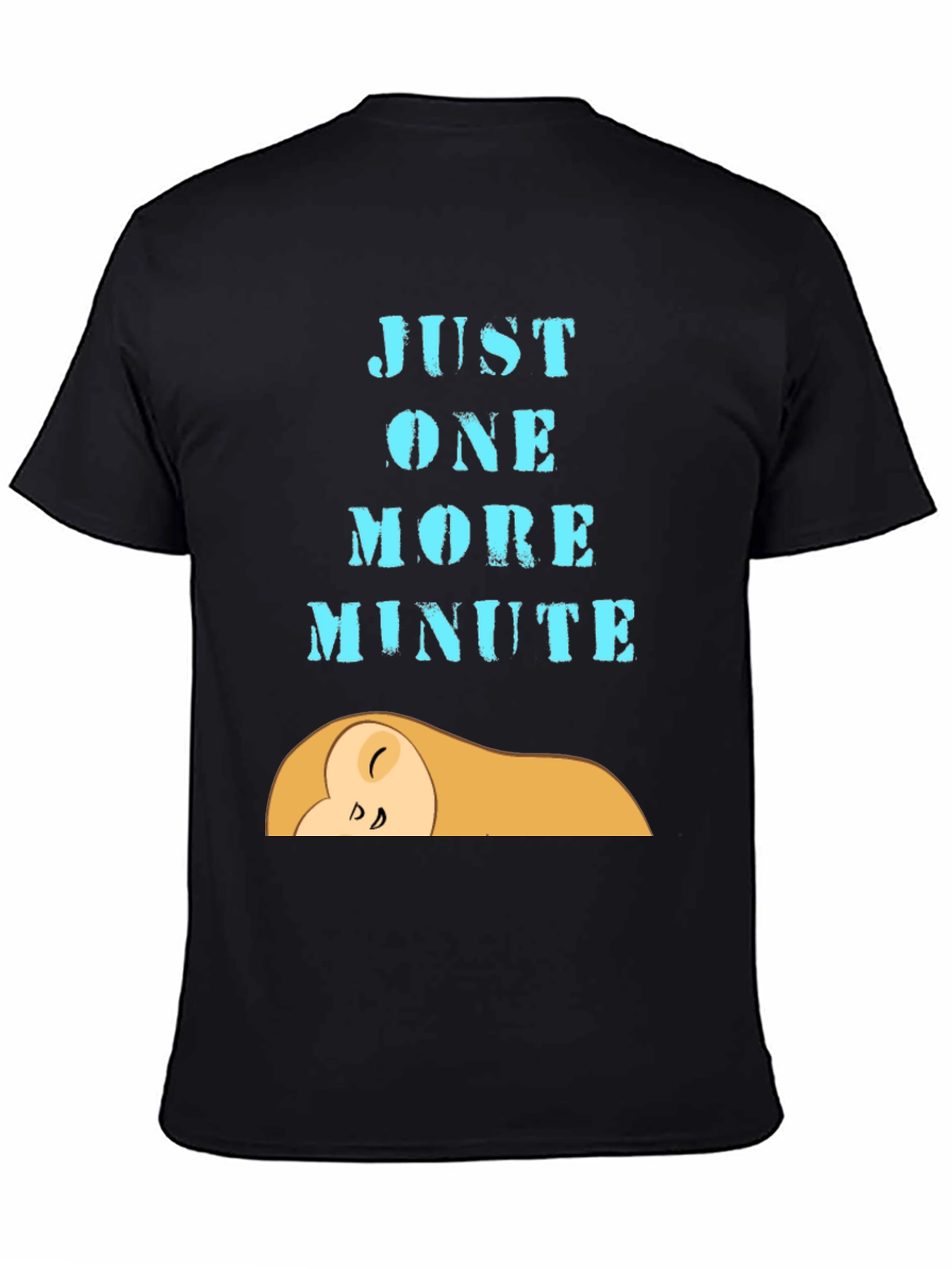 Camiseta Negra Un Minuto Más