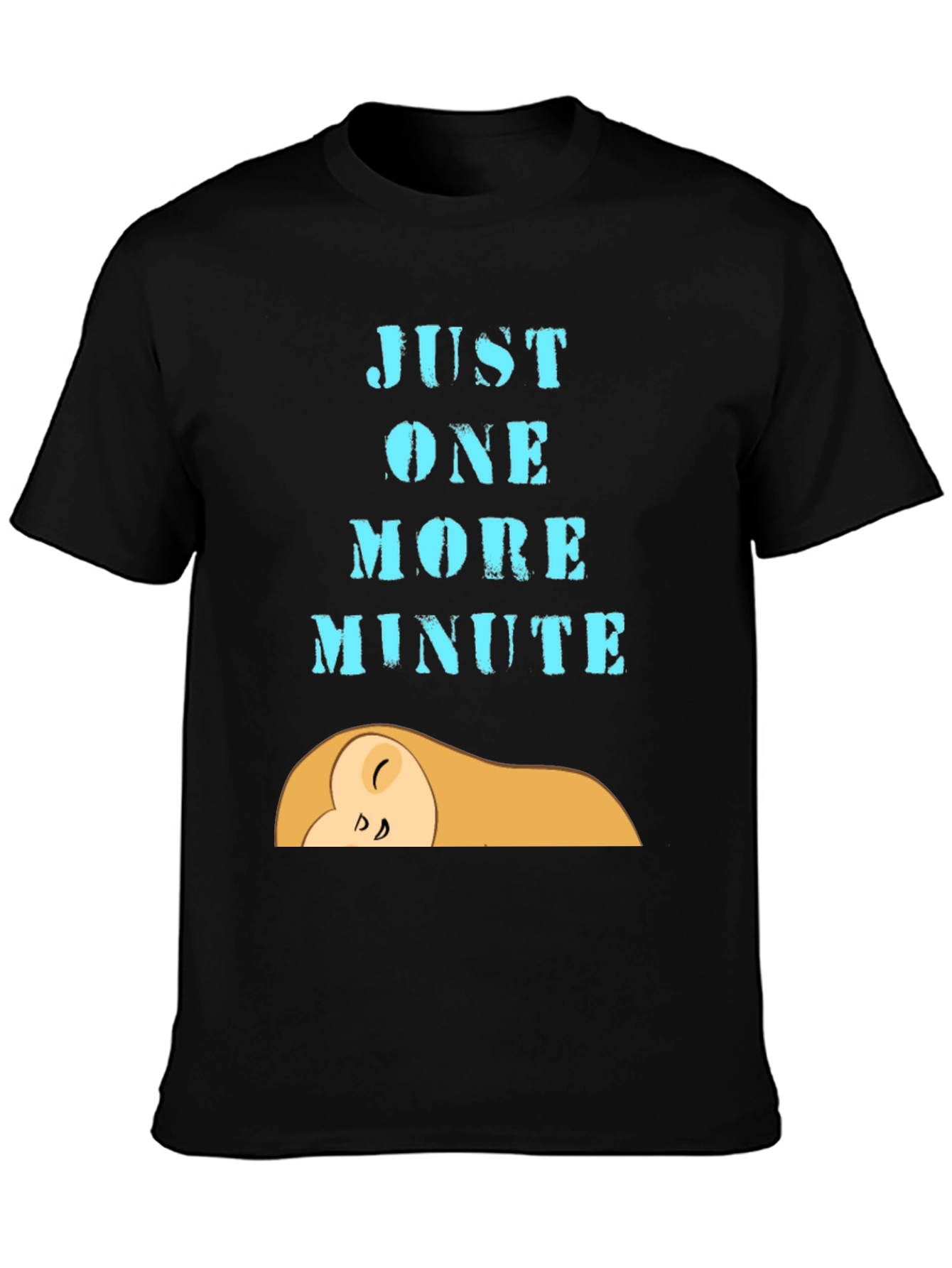 Camiseta Negra Un Minuto Más