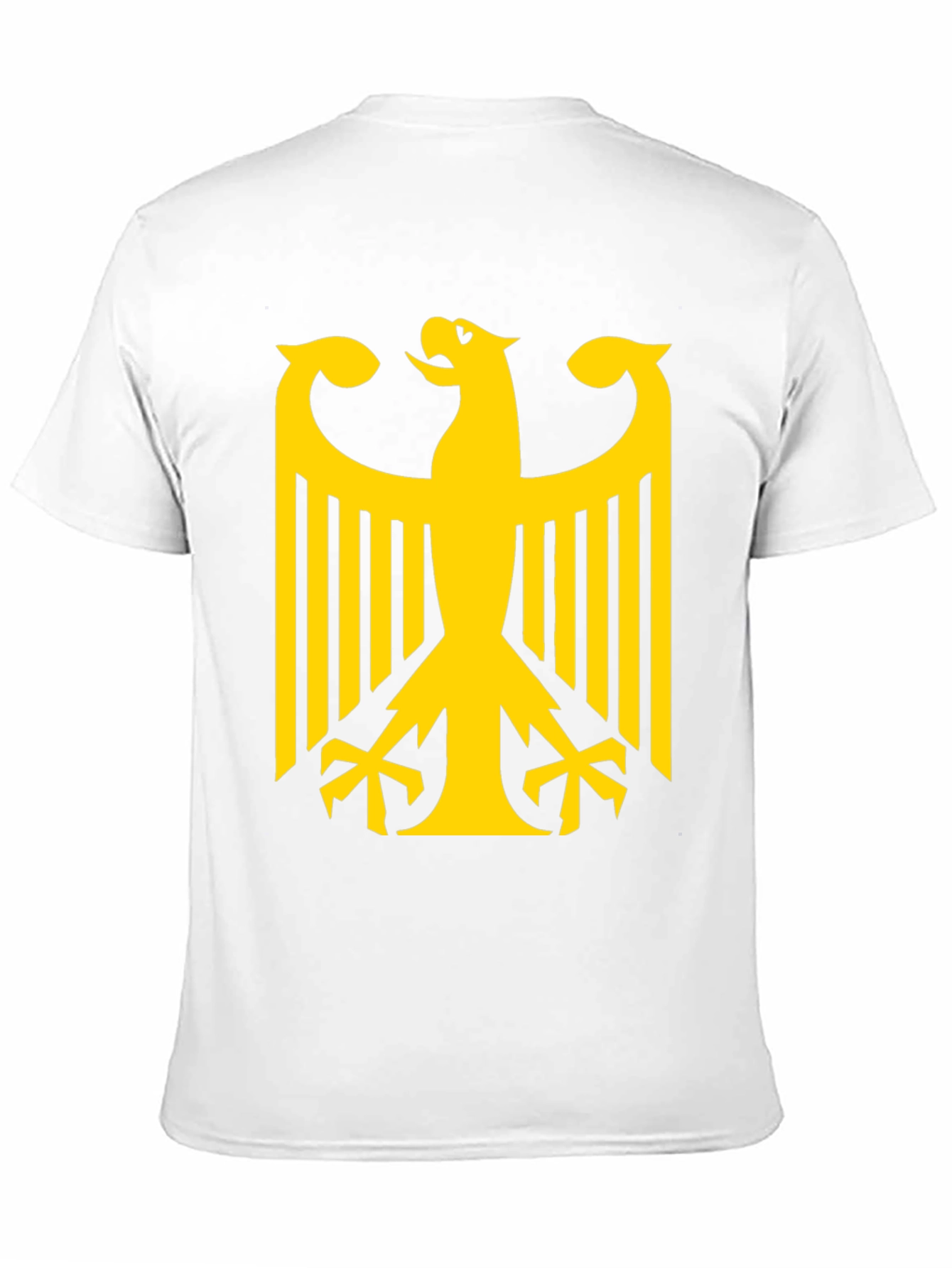 Camiseta Negra con Águila Alemana Dorada