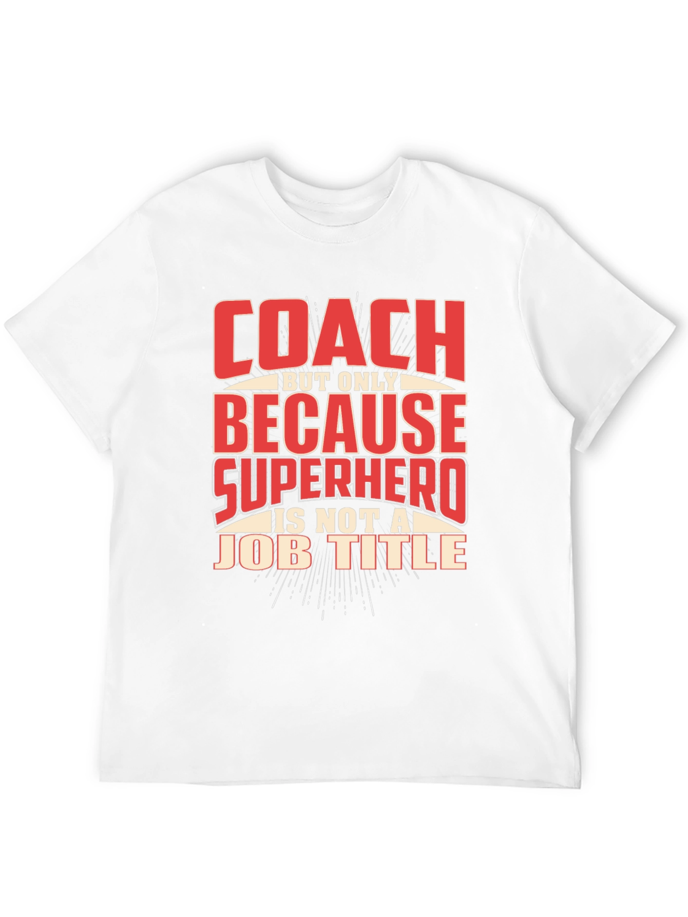 Camiseta Negra Coach Superhéroe