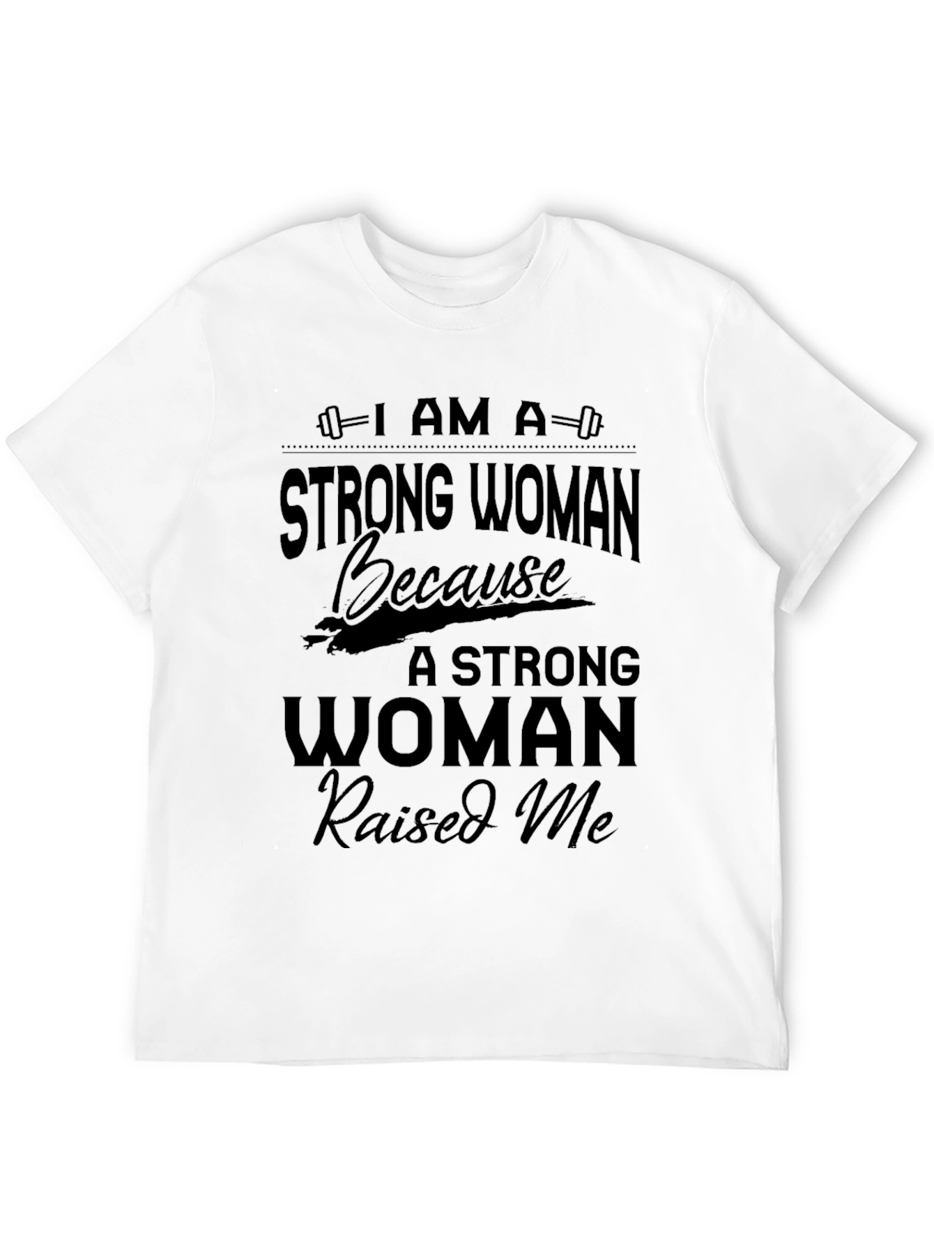 Camiseta Negra: Soy una Mujer Fuerte