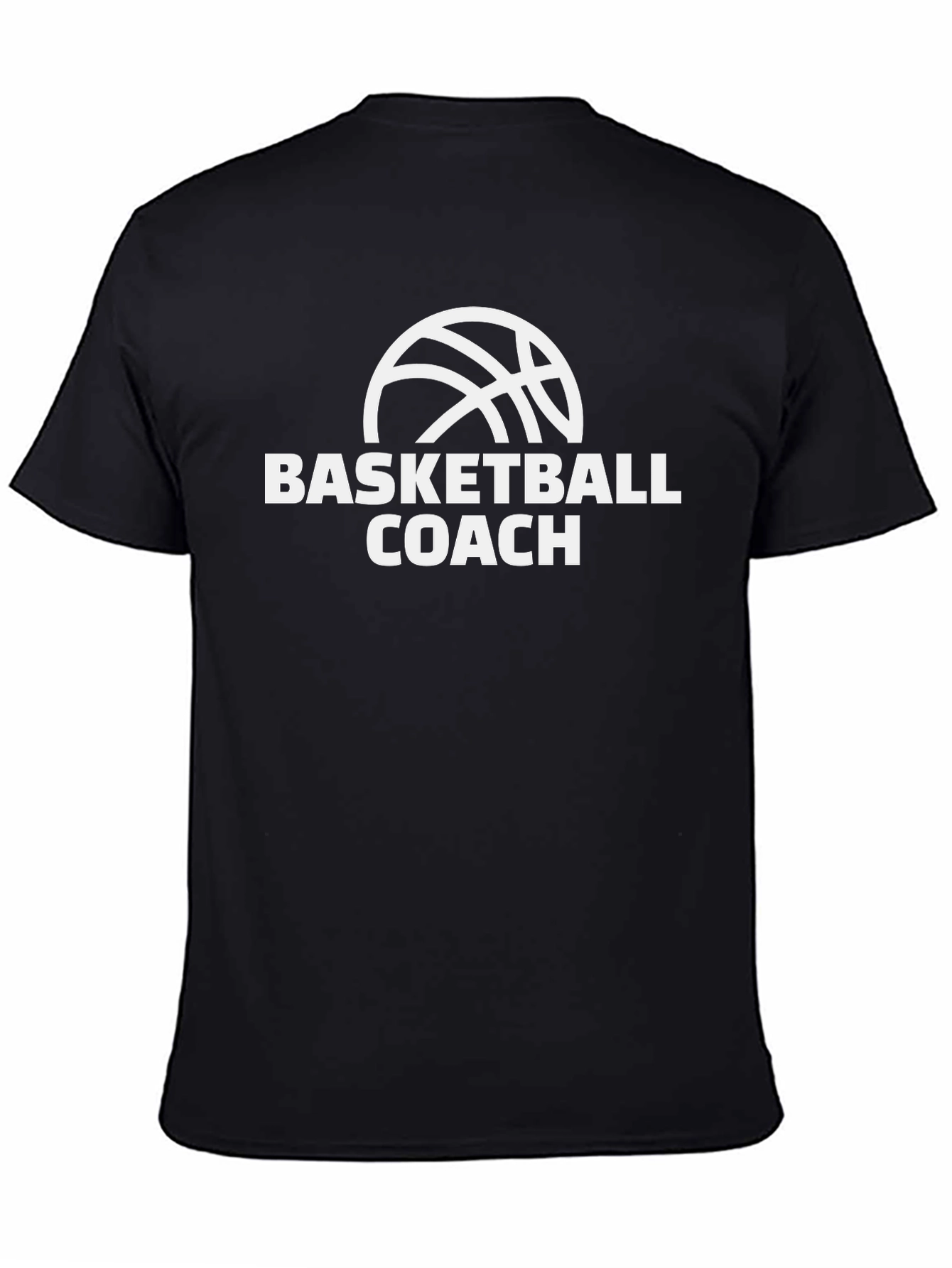 Camiseta Negra de Entrenador de Baloncesto