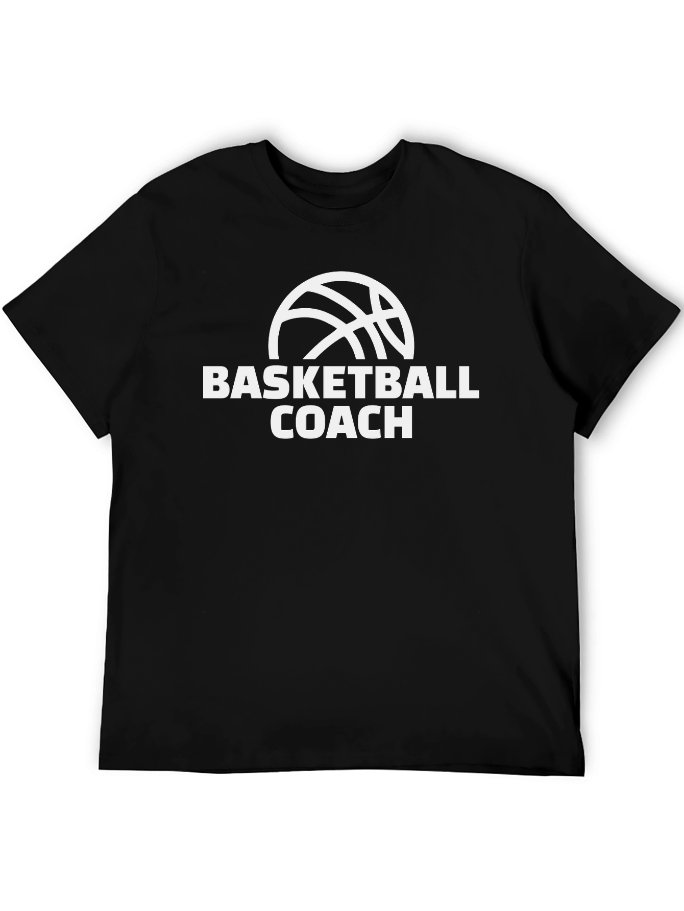 Camiseta Negra de Entrenador de Baloncesto
