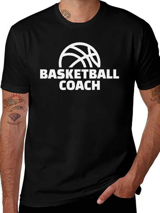 Camiseta Negra de Entrenador de Baloncesto
