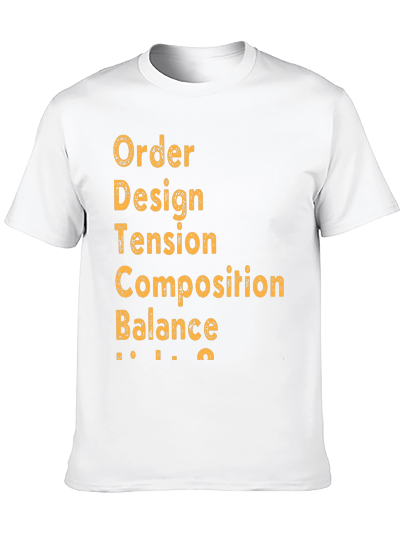 Camiseta Negra Diseño Arte - Orden Diseño Tensión
