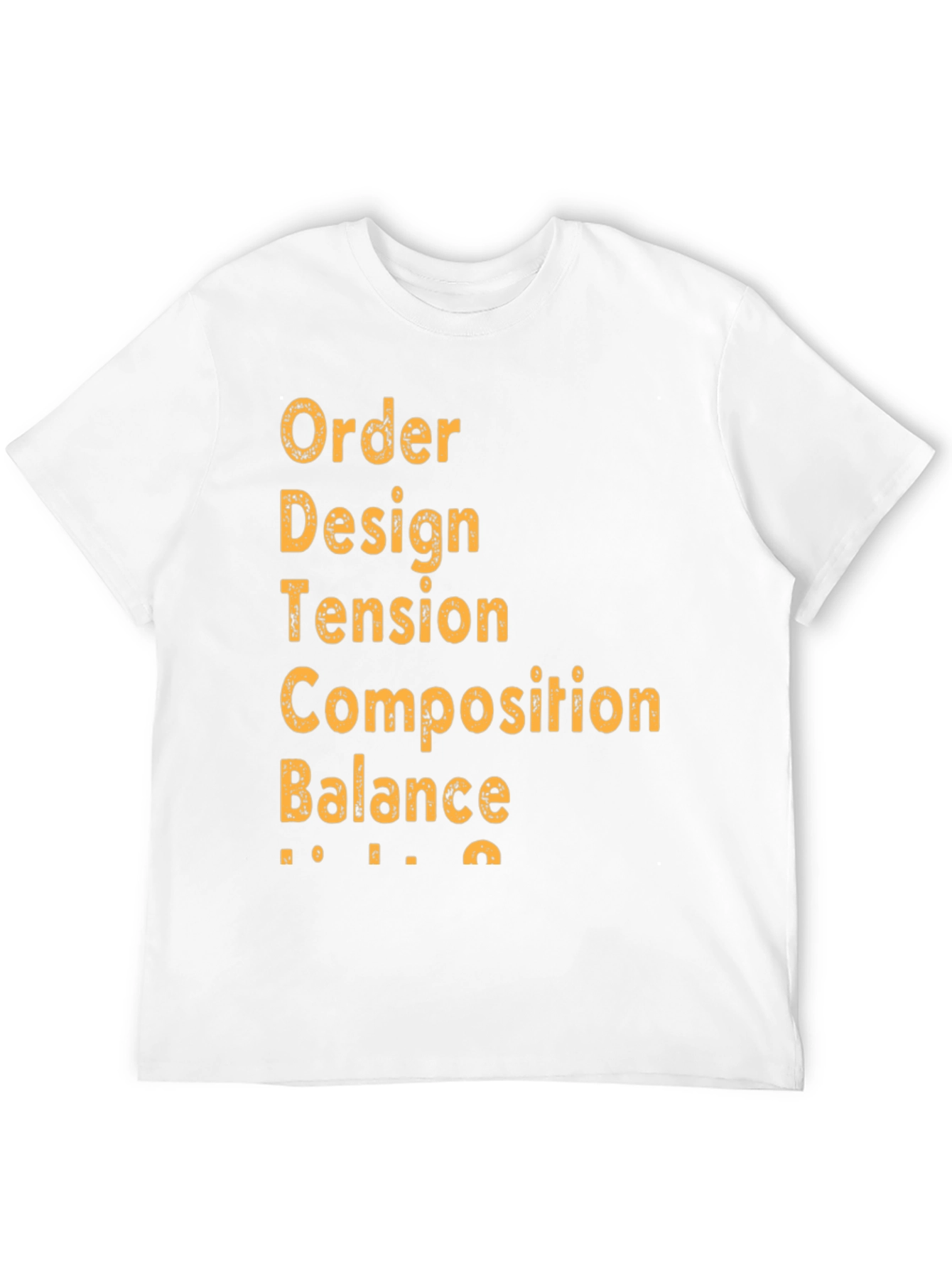 Camiseta Negra Diseño Arte - Orden Diseño Tensión