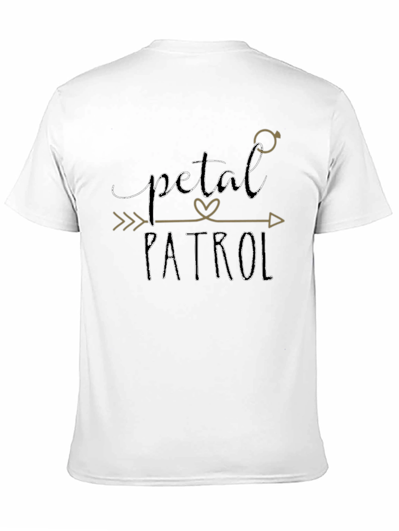 Camiseta Negra Petal Patrol para Hombre