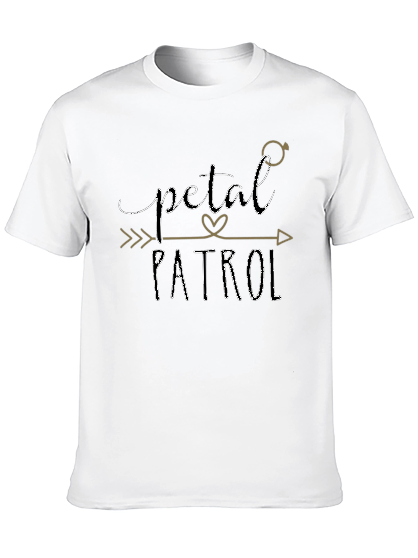 Camiseta Negra Petal Patrol para Hombre