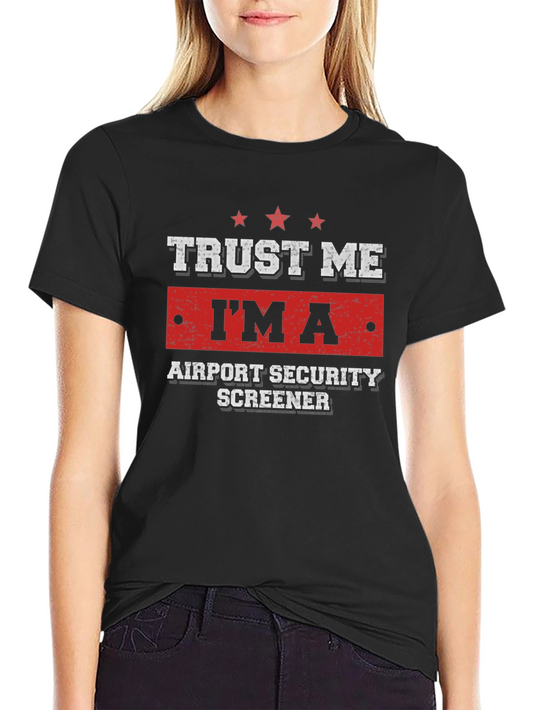 Camiseta Seguridad Aeropuerto: Confía en Mí