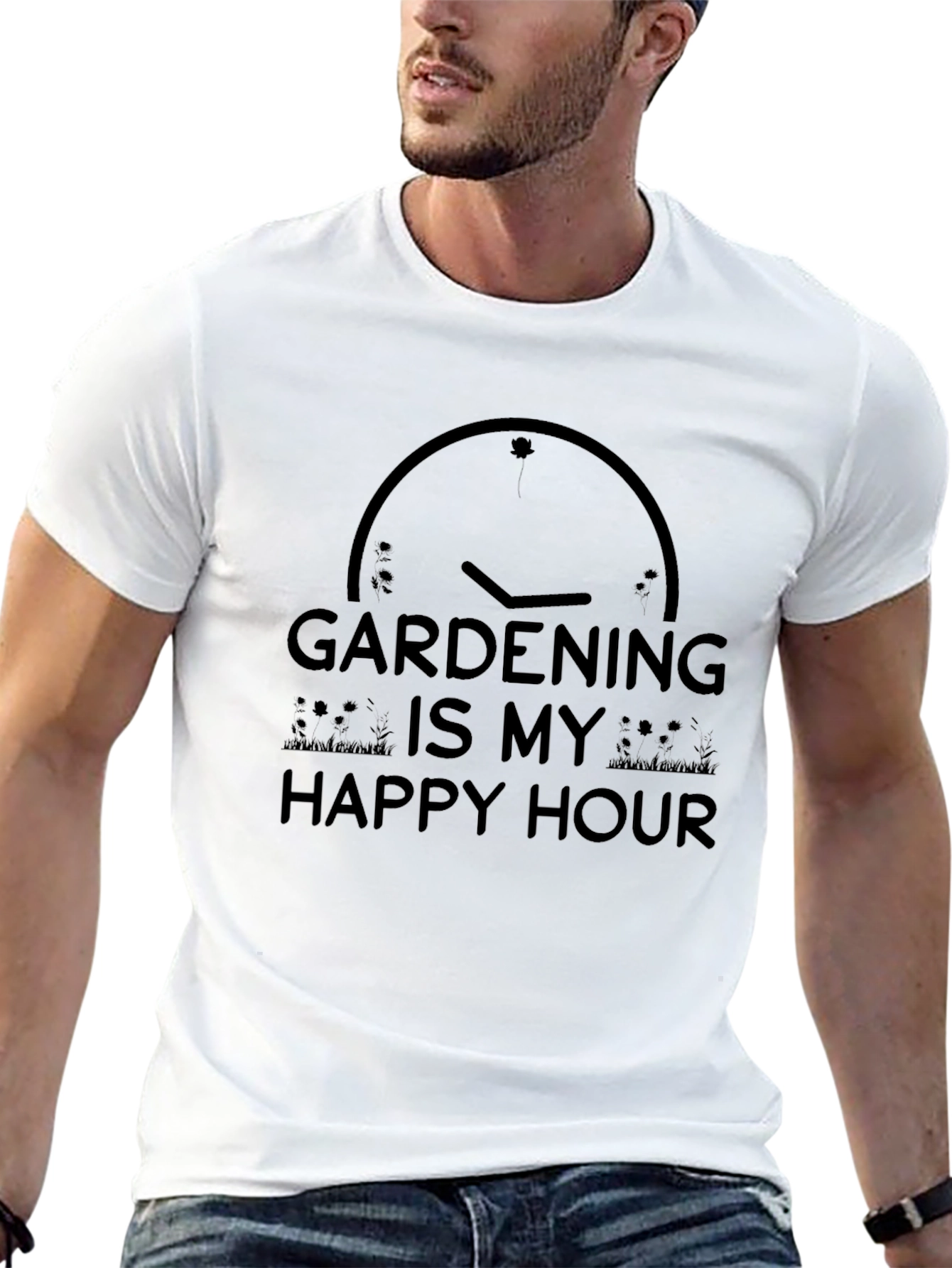 Camiseta Jardinería: Mi Hora Feliz