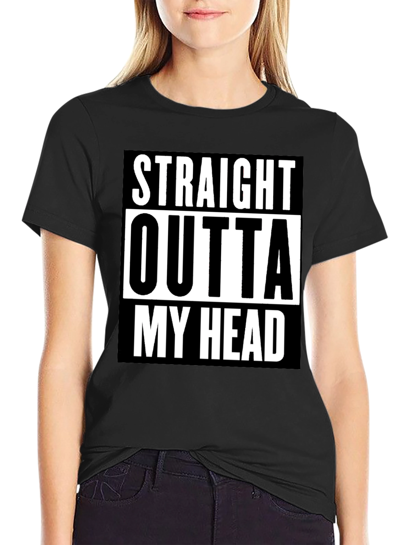 Camiseta Negra: Directo Desde Mi Cabeza