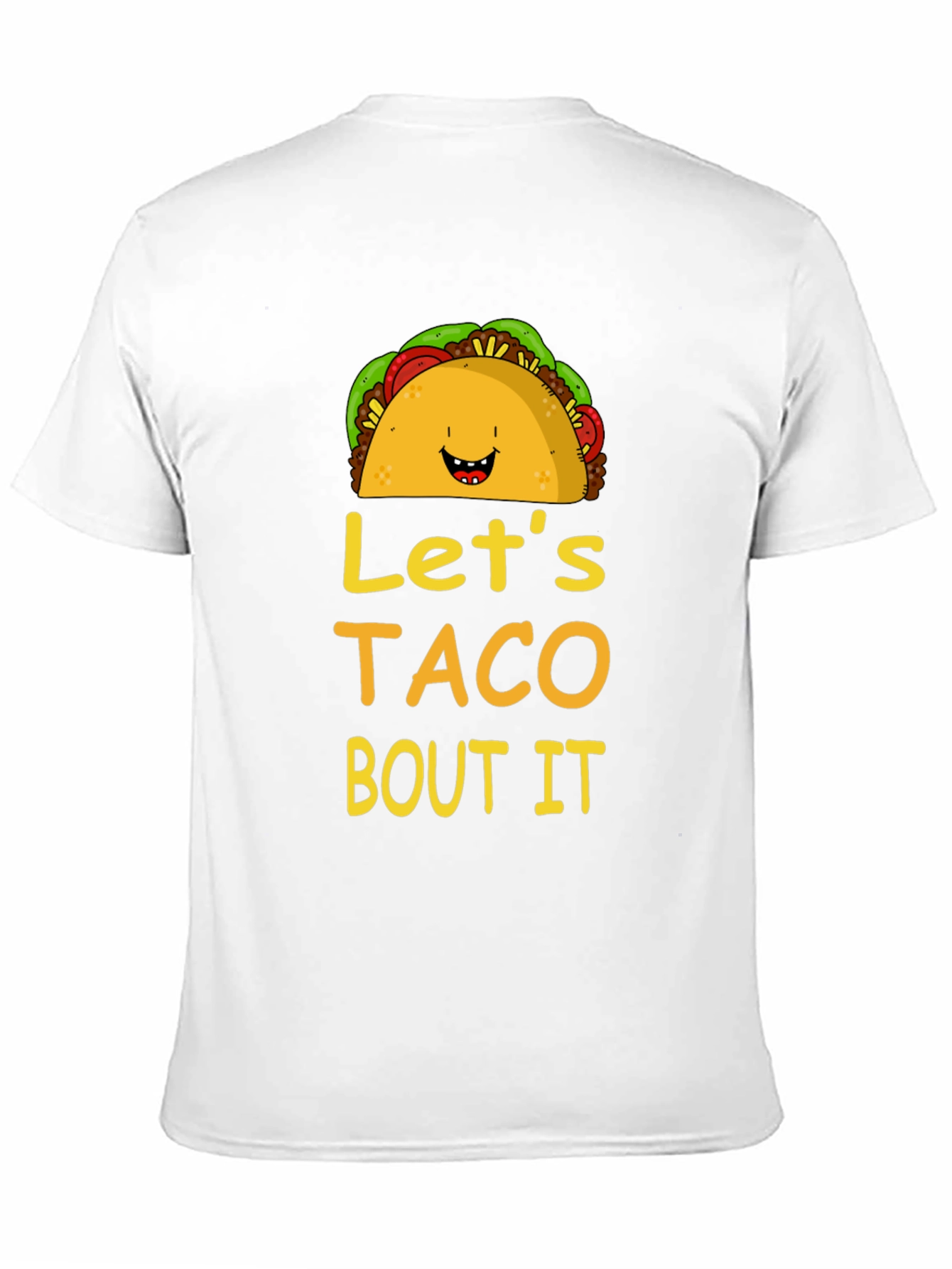 Camiseta Negra Lets Taco Bout It Divertida